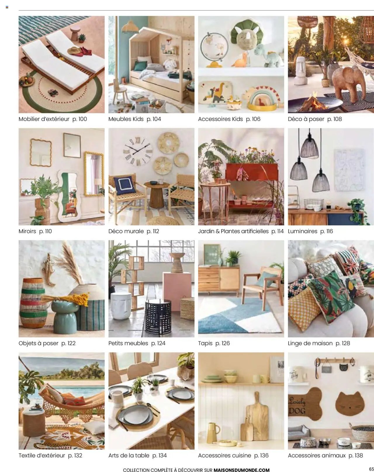 Maisons du Monde catalogue à partir du 01/04/2024 Catalogue
