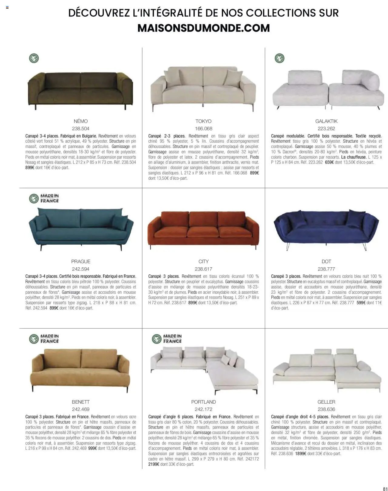 Maisons du Monde catalogue à partir du 01/04/2024 Catalogue