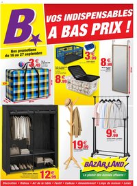 Bazarland catalogue à partir du 16/09/2026 Bazarland catalogue