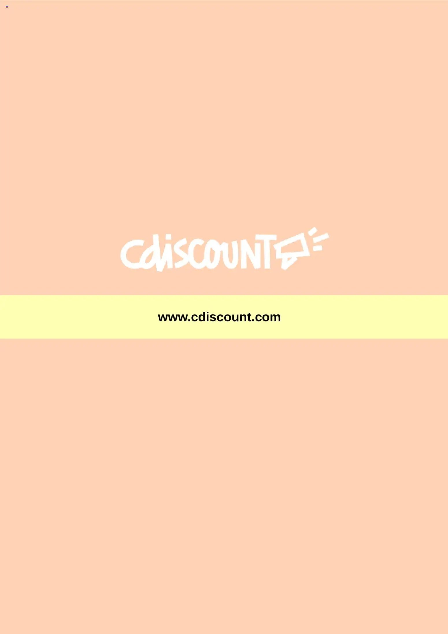Cdiscount catalogue 09/10/2026 - nouveau prospectus