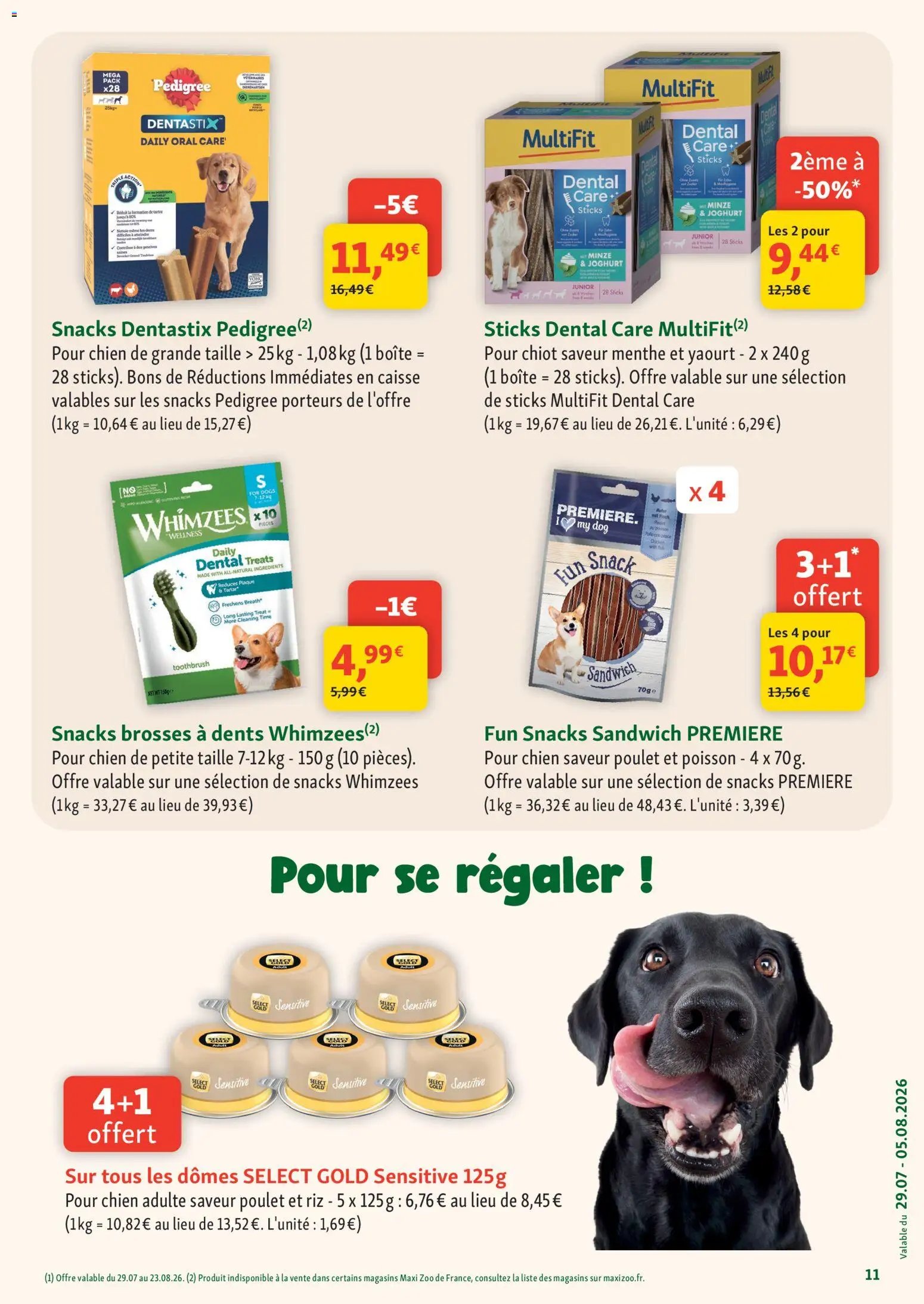 Maxi ZOO catalogue à partir du 29/07/2026 Maxi ZOO catalogue