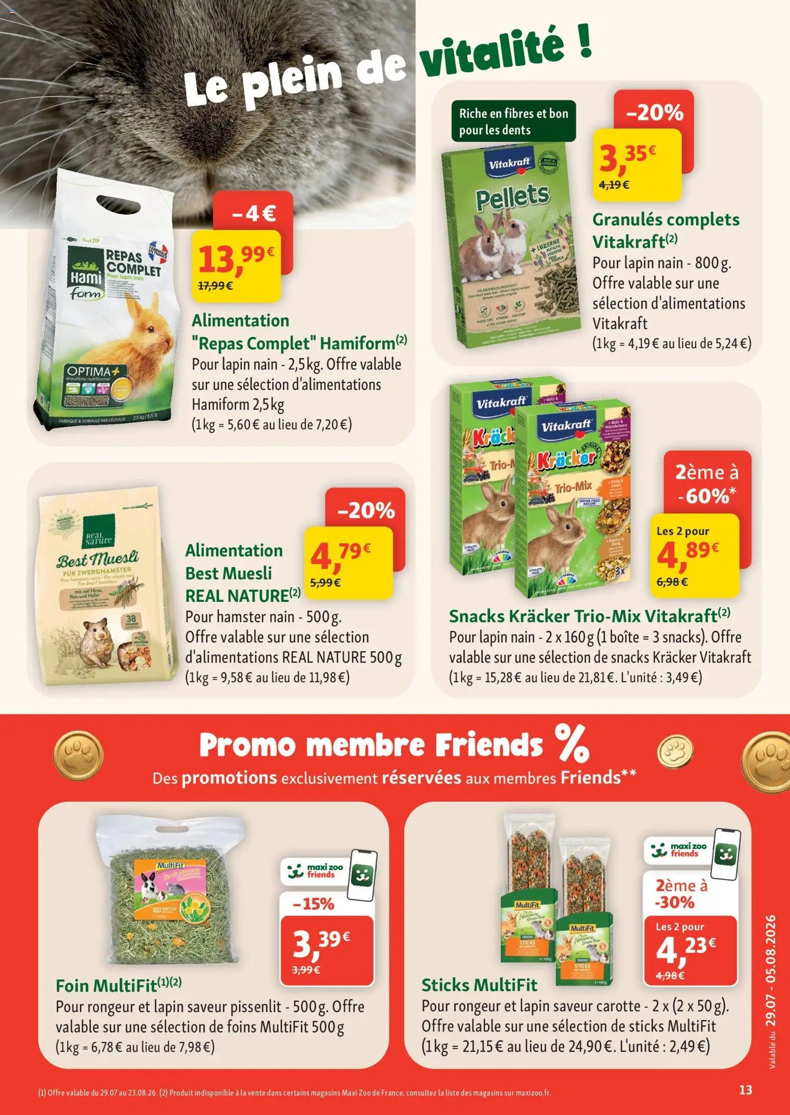 Maxi ZOO catalogue à partir du 29/07/2026 Maxi ZOO catalogue
