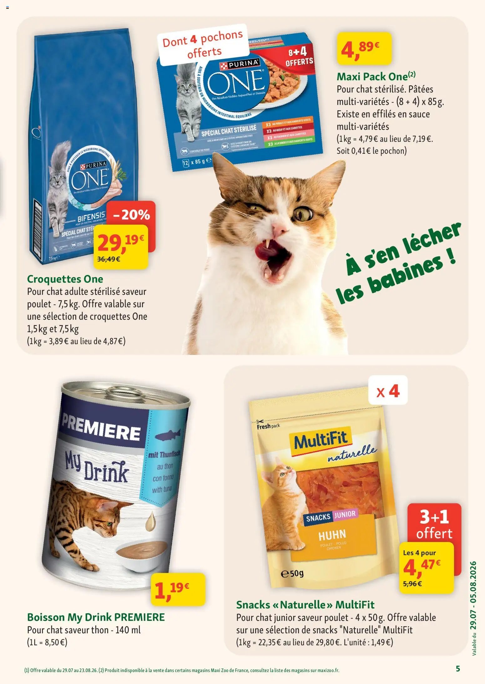 Maxi ZOO catalogue à partir du 29/07/2026 Maxi ZOO catalogue