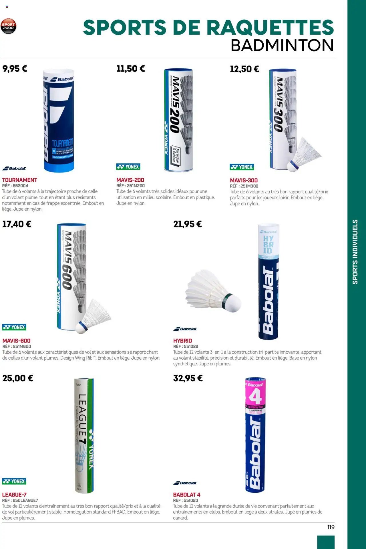 Sport 2000 catalogue à partir du 01/06/2025 Brochure