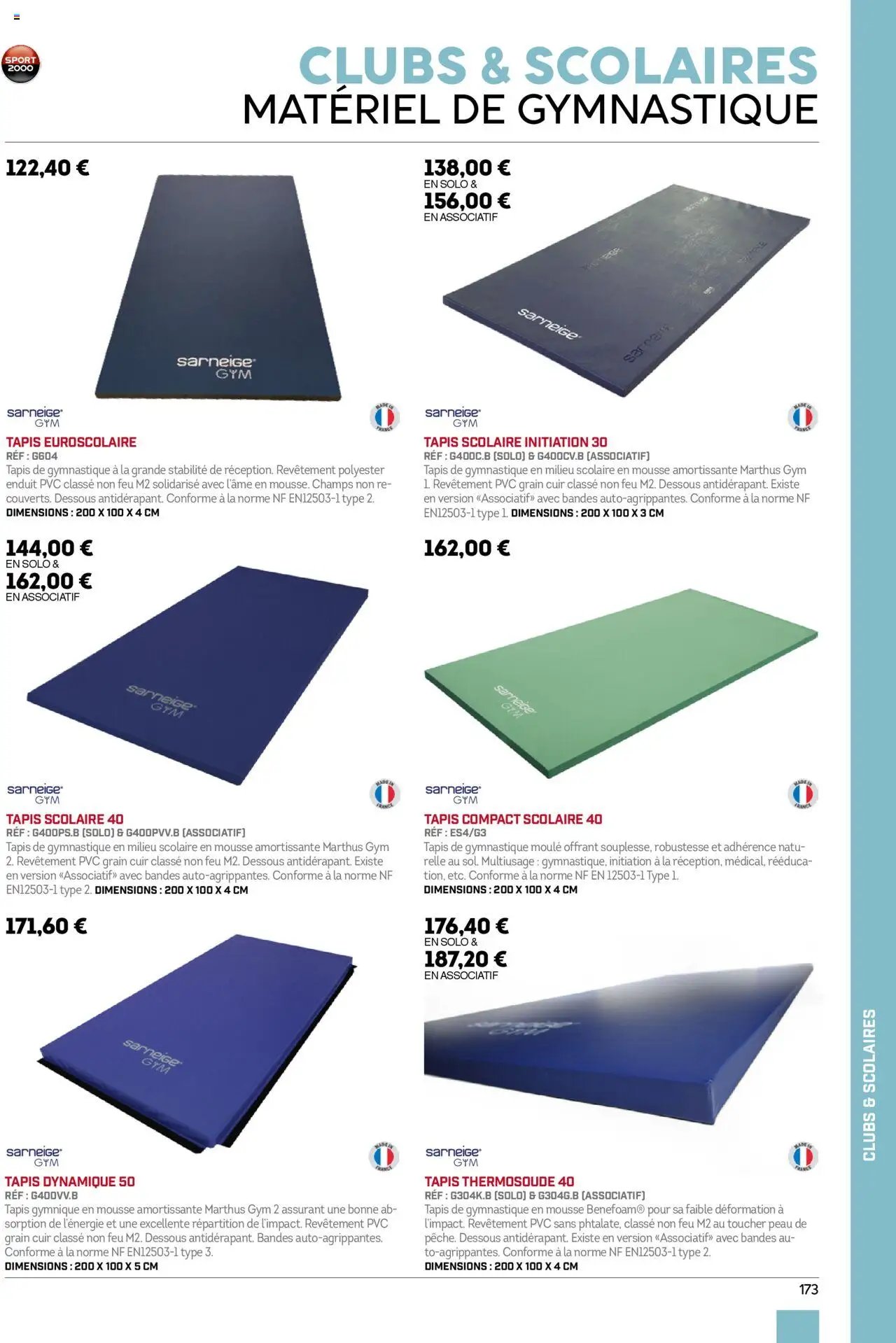 Sport 2000 catalogue à partir du 01/06/2025 Brochure