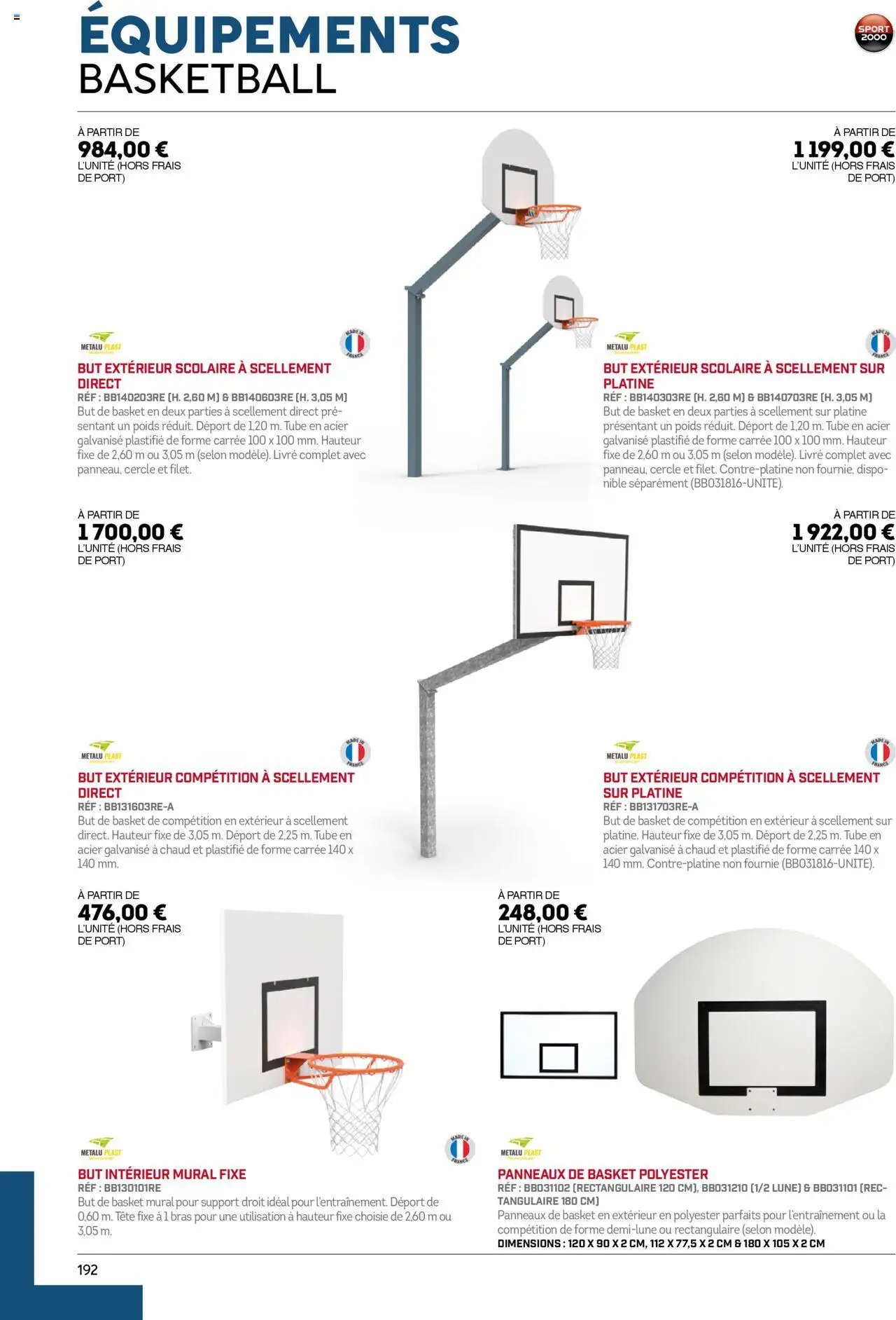 Sport 2000 catalogue à partir du 01/06/2025 Brochure