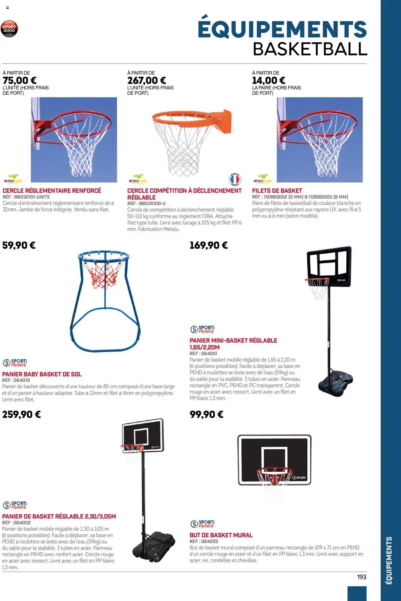 Sport 2000 catalogue à partir du 01/06/2025 Brochure