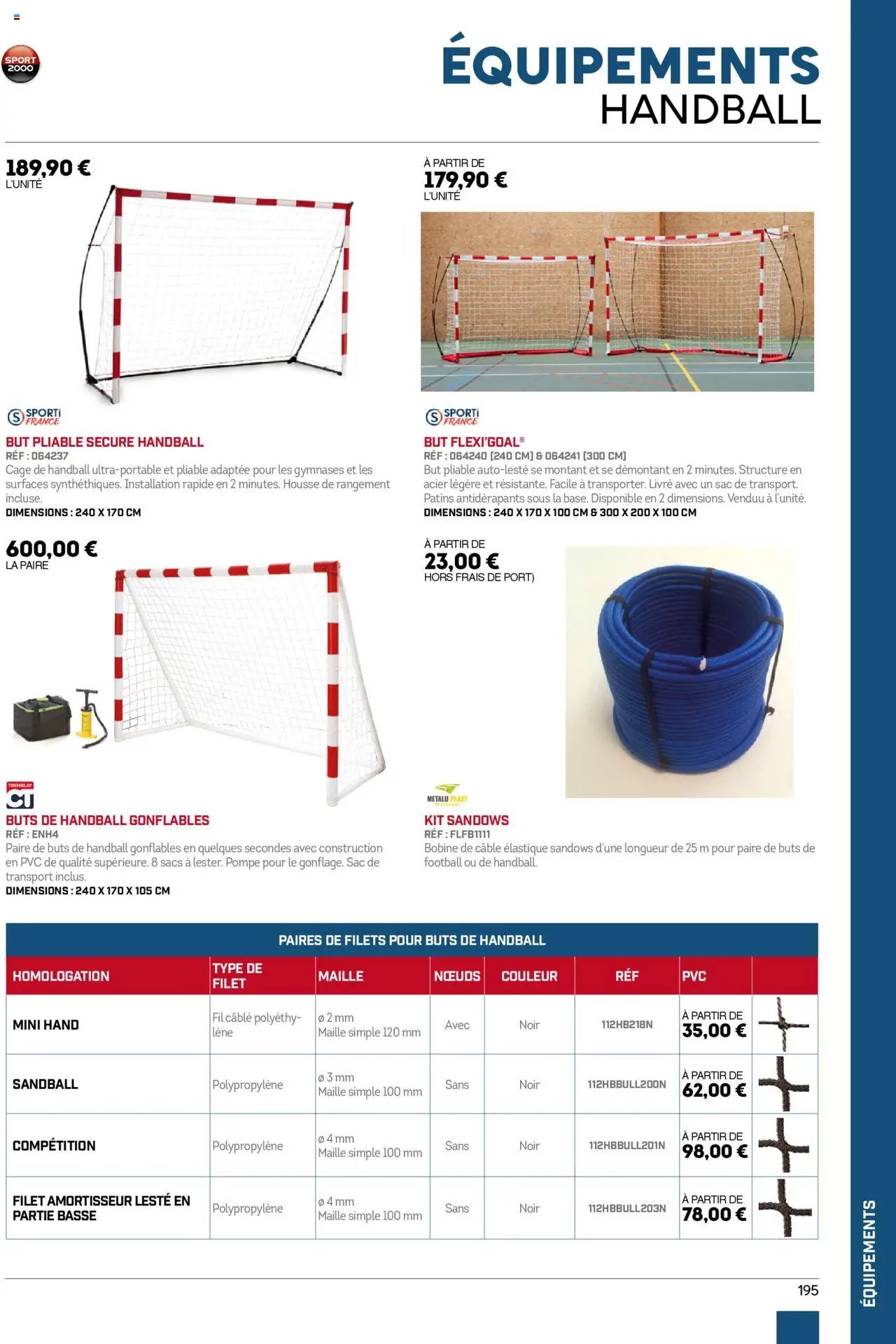 Sport 2000 catalogue à partir du 01/06/2025 Brochure