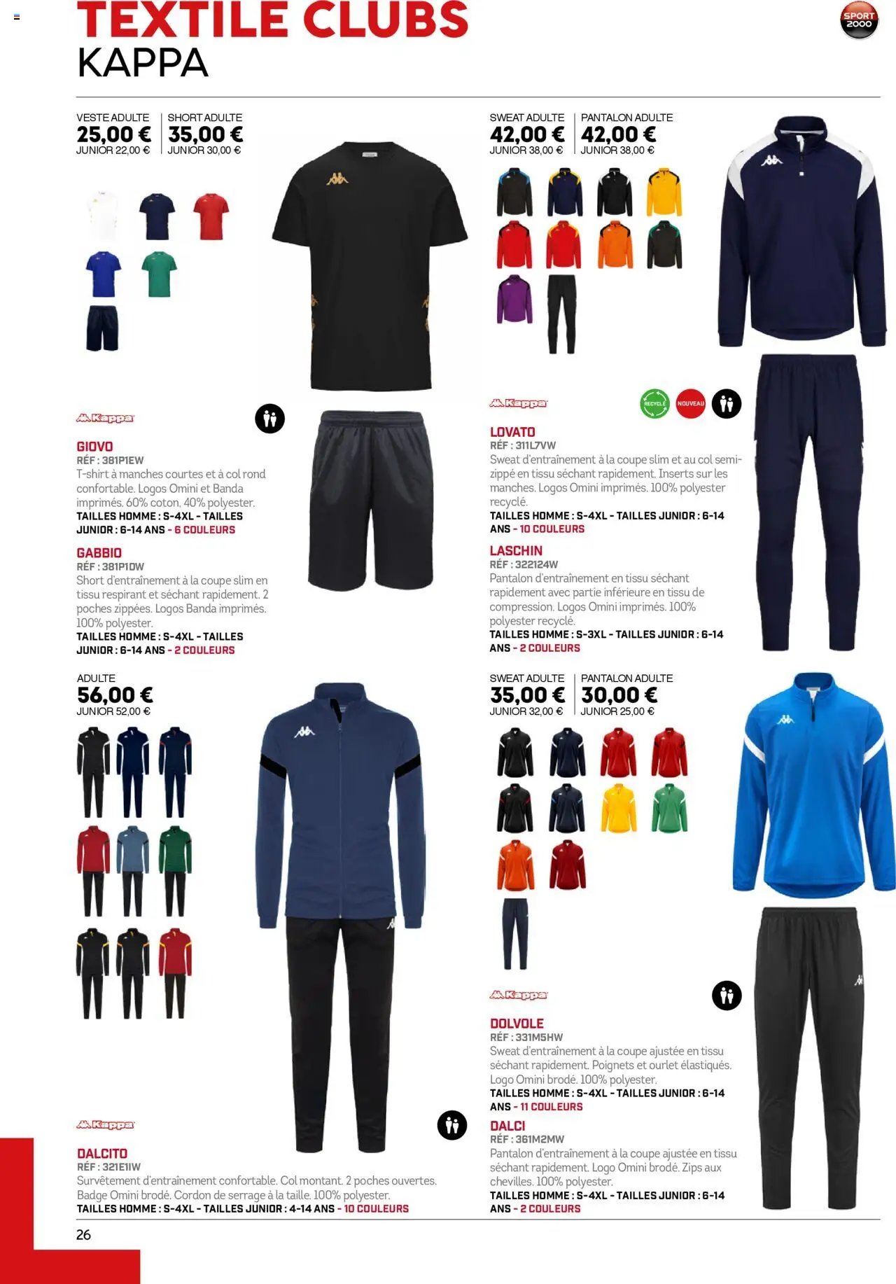 Sport 2000 catalogue à partir du 01/06/2025 Brochure
