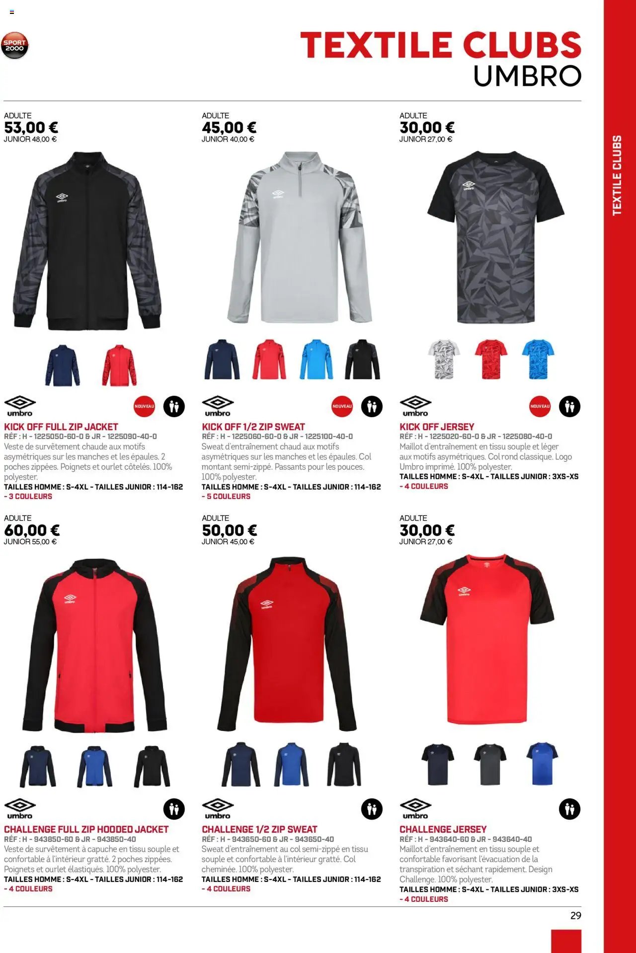 Sport 2000 catalogue à partir du 01/06/2025 Brochure