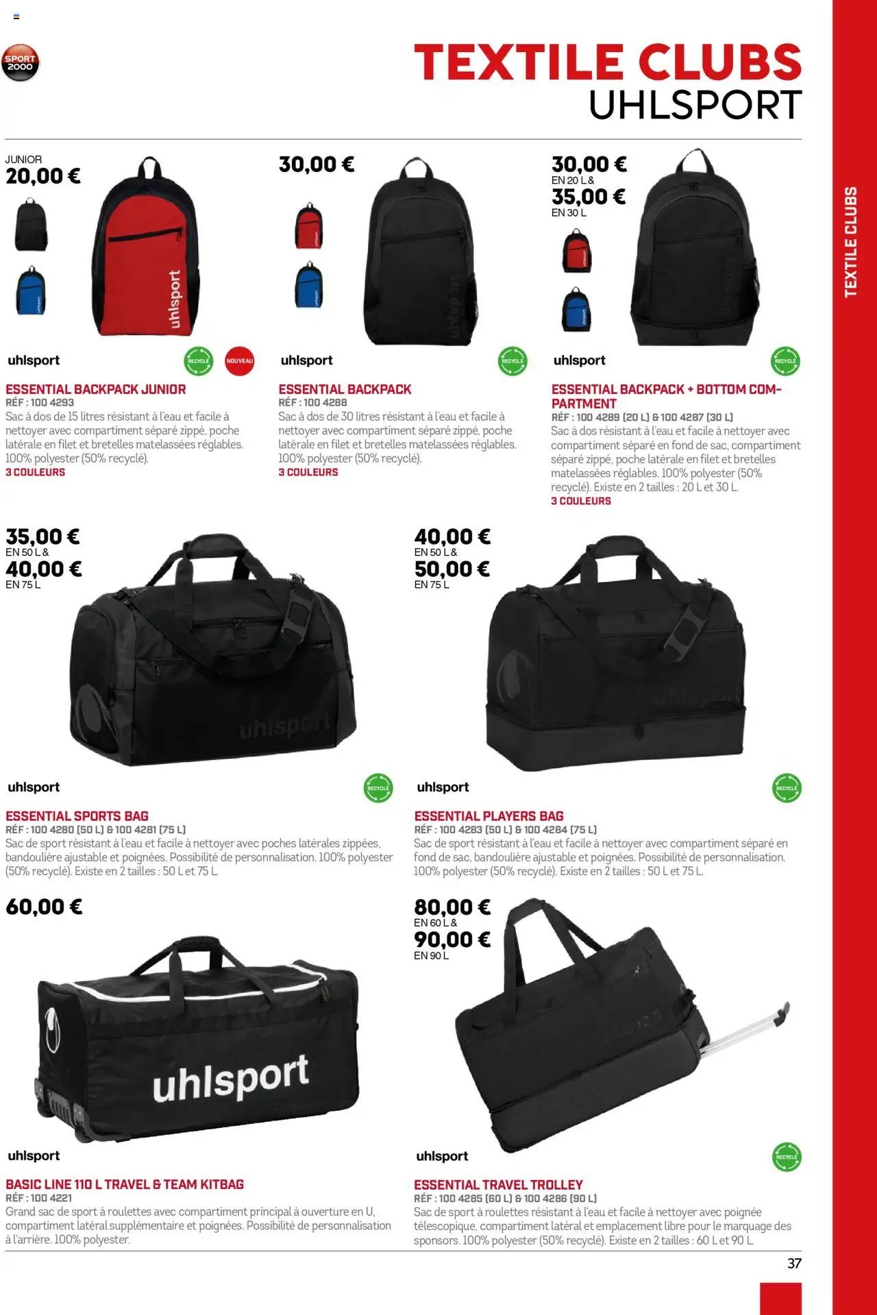 Sport 2000 catalogue à partir du 01/06/2025 Brochure