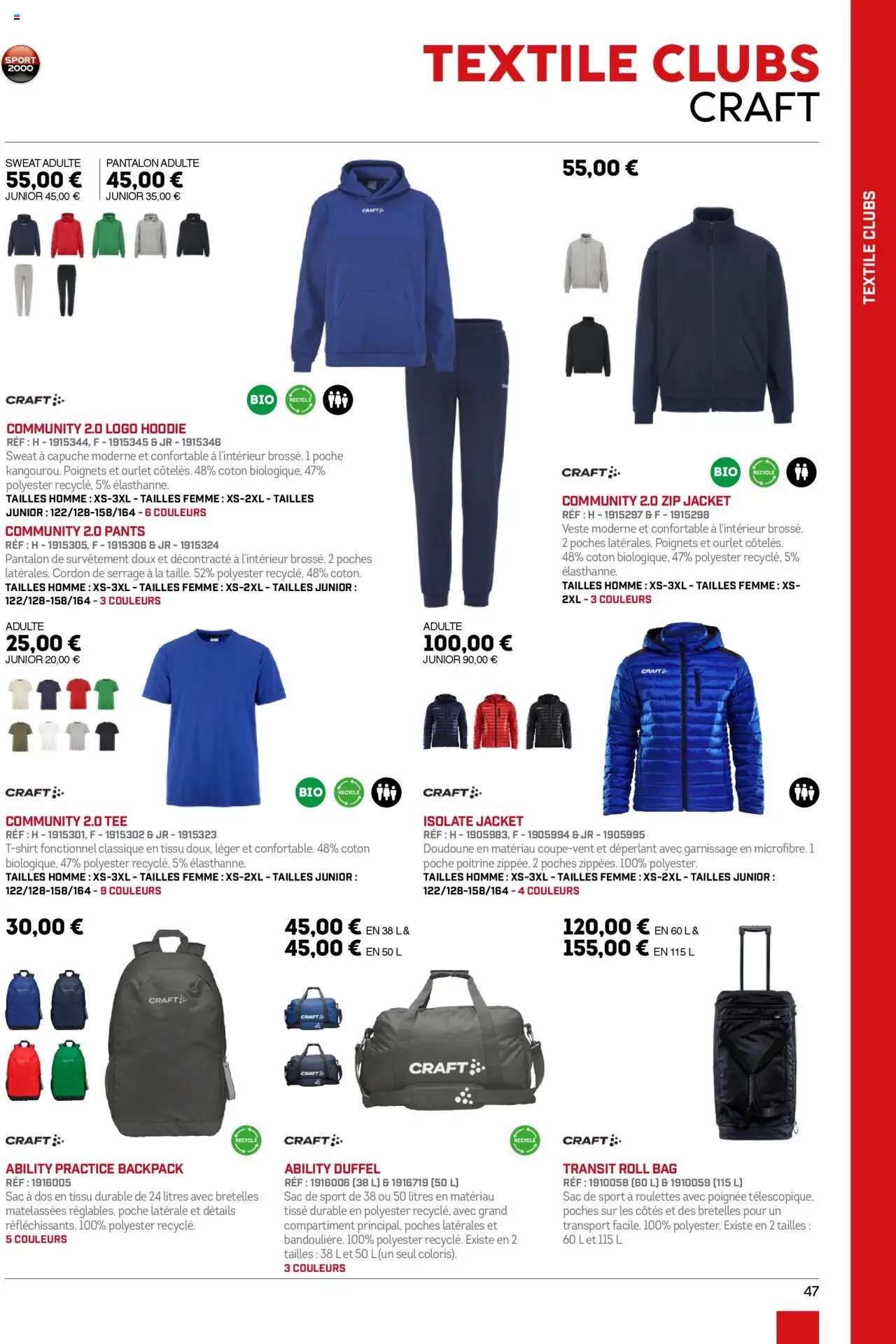 Sport 2000 catalogue à partir du 01/06/2025 Brochure