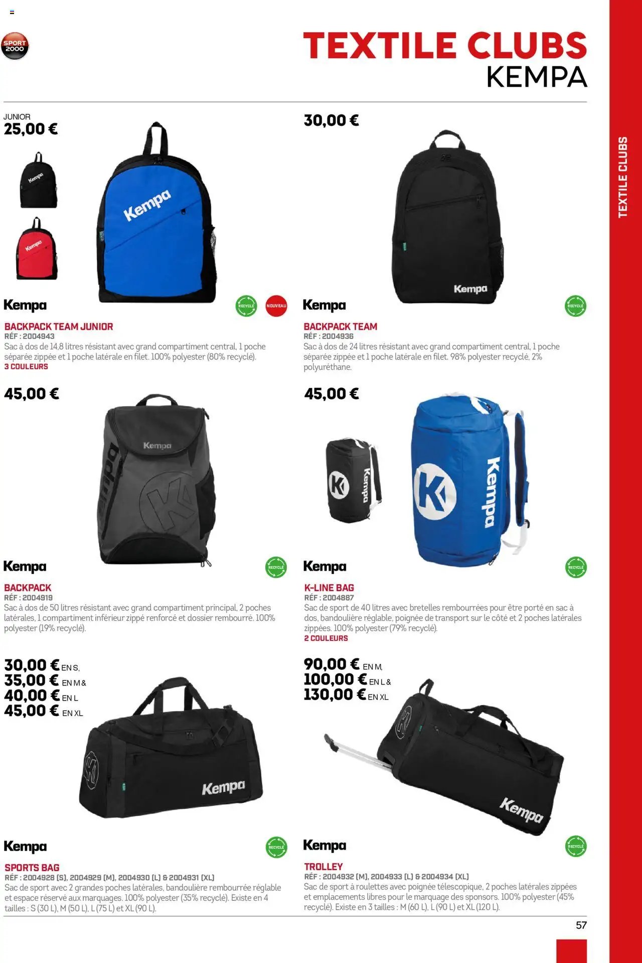 Sport 2000 catalogue à partir du 01/06/2025 Brochure