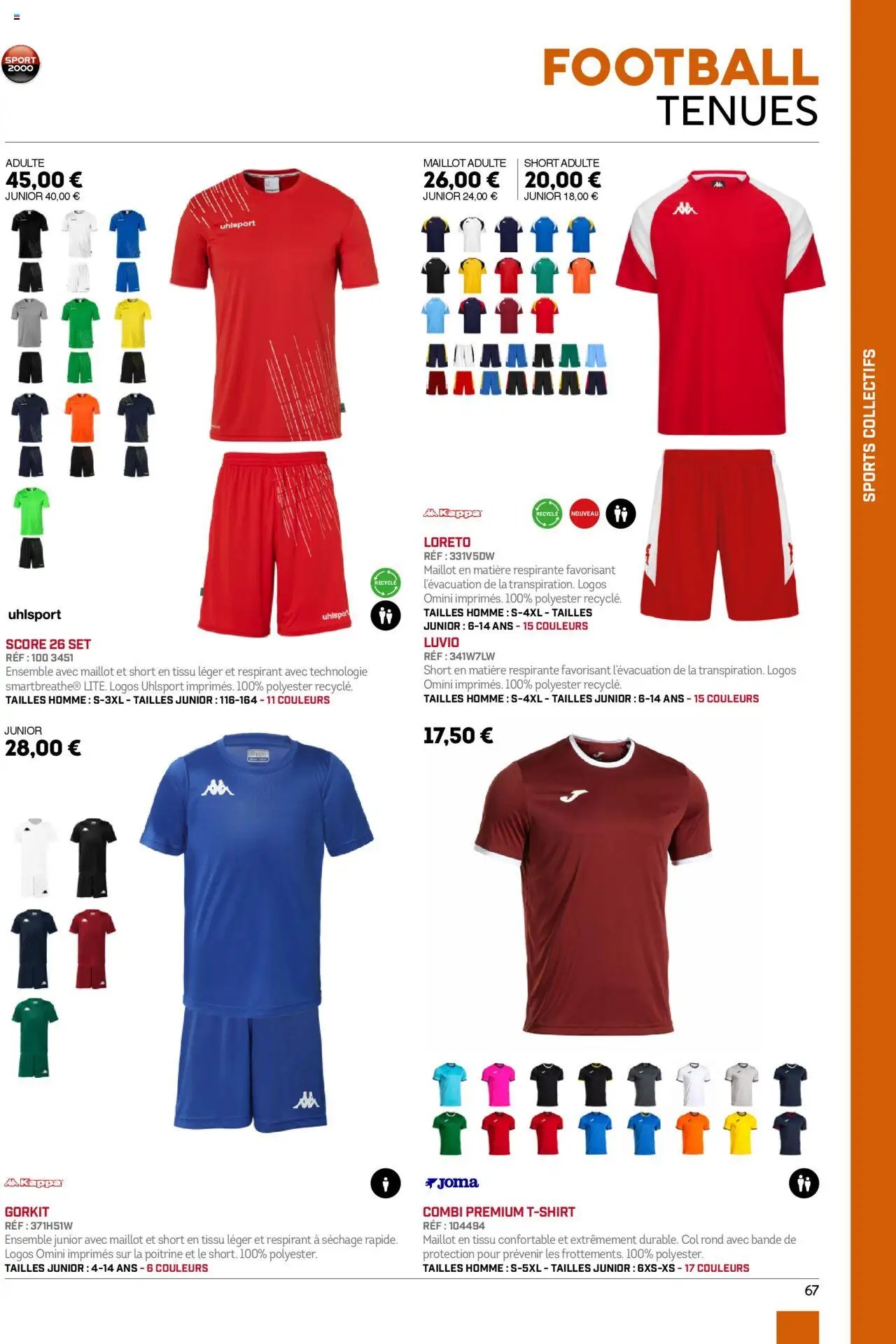 Sport 2000 catalogue à partir du 01/06/2025 Brochure