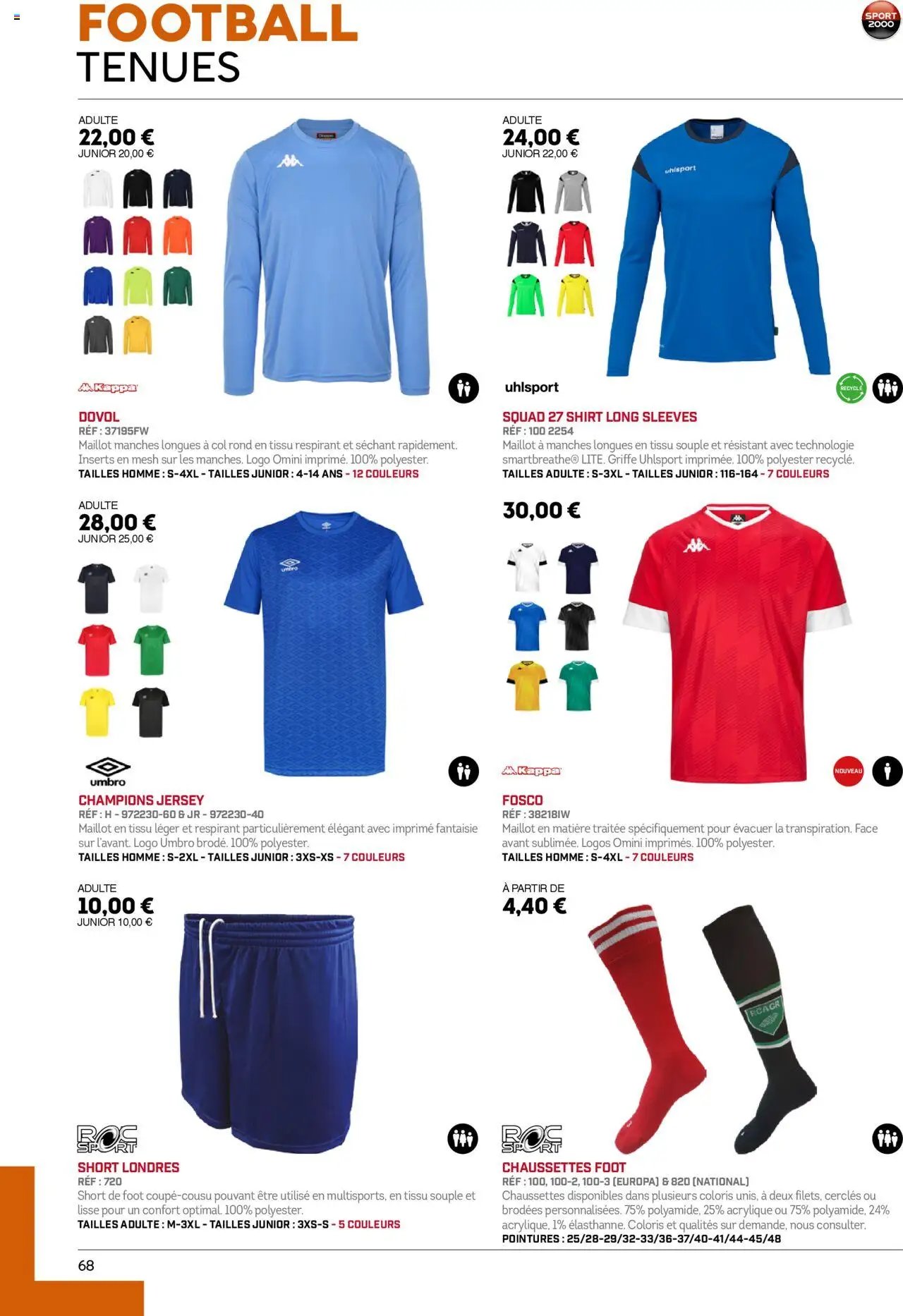 Sport 2000 catalogue à partir du 01/06/2025 Brochure
