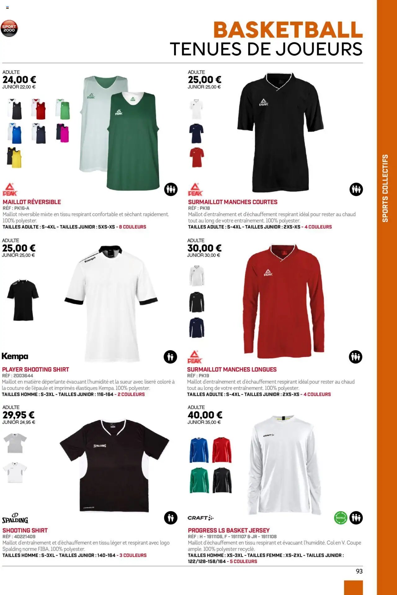 Sport 2000 catalogue à partir du 01/06/2025 Brochure