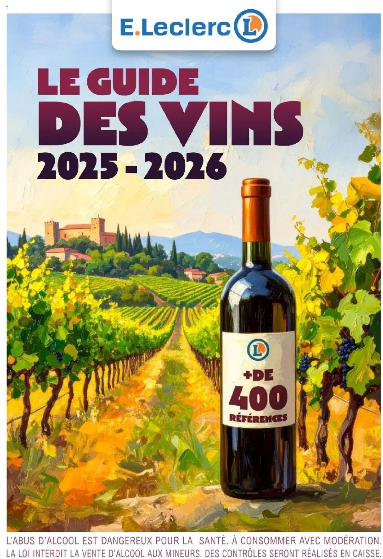 E.Leclerc catalogue à partir du 01/09/2025 Le guide des vins