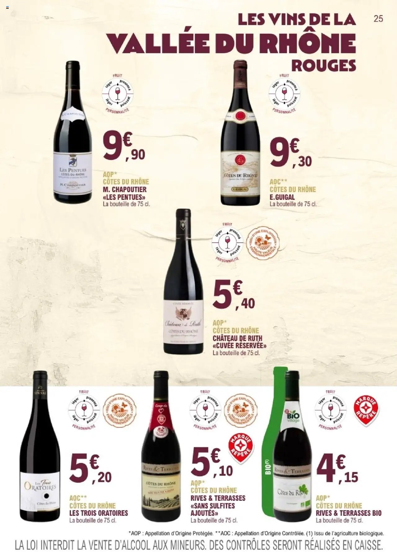 E.Leclerc catalogue à partir du 01/09/2025 Le guide des vins