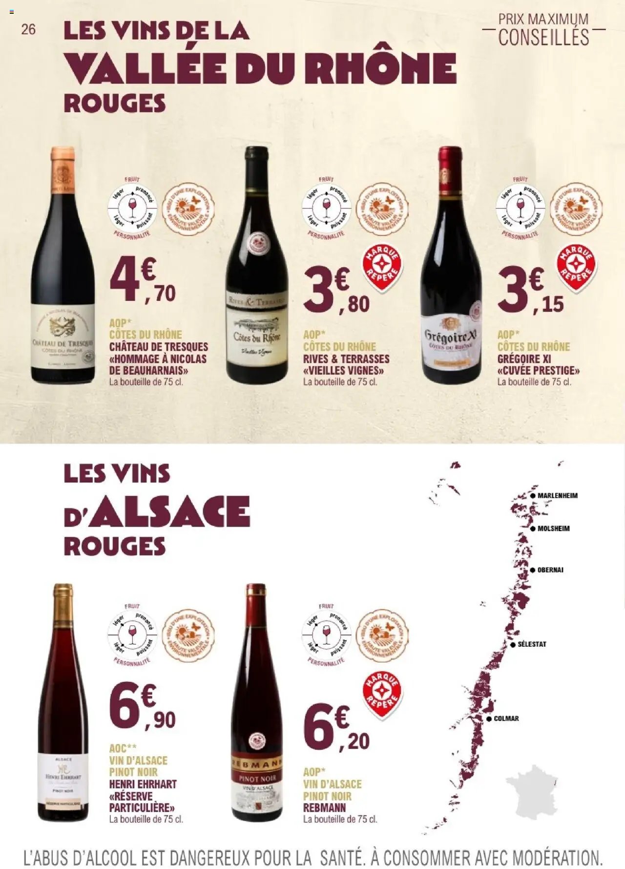 E.Leclerc catalogue à partir du 01/09/2025 Le guide des vins