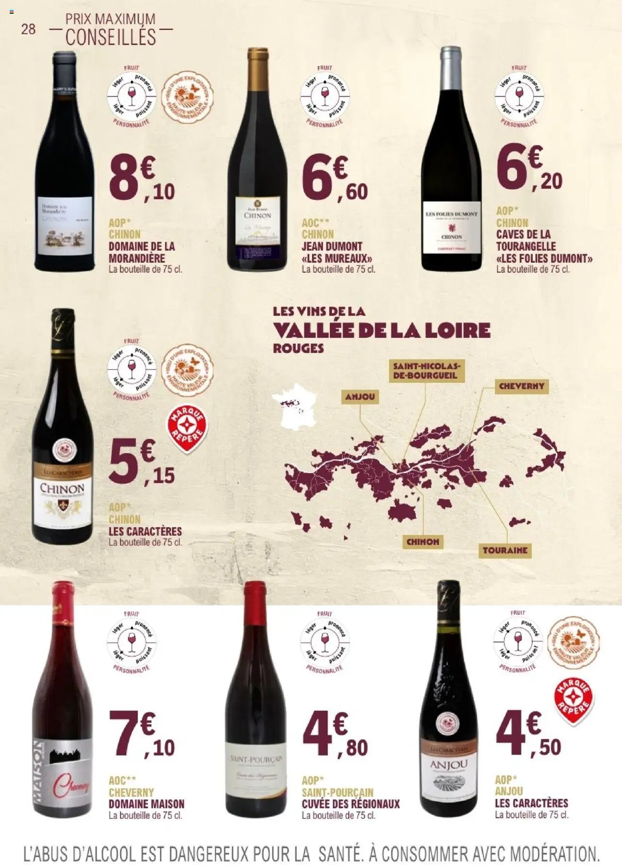E.Leclerc catalogue à partir du 01/09/2025 Le guide des vins