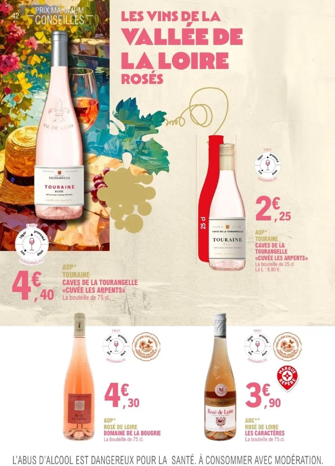 E.Leclerc catalogue à partir du 01/09/2025 Le guide des vins