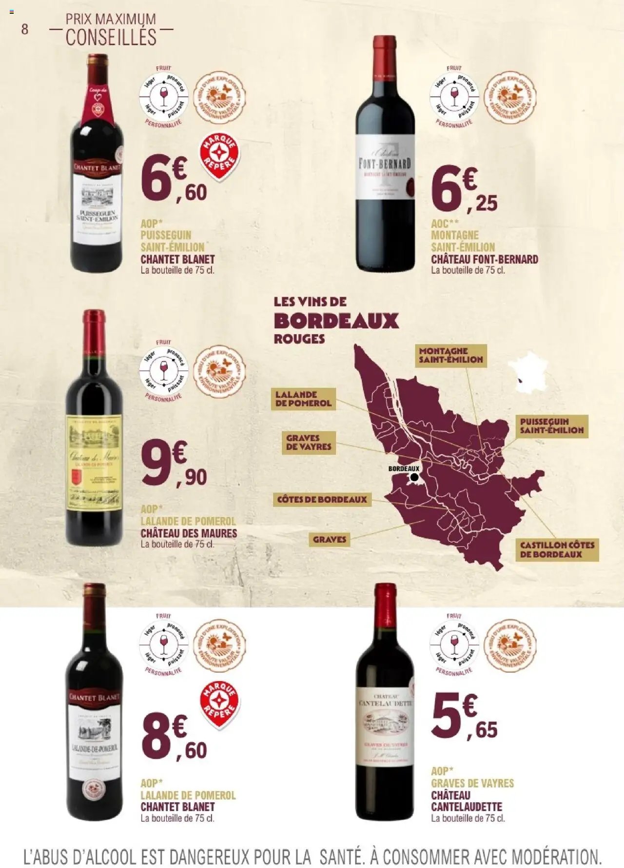 E.Leclerc catalogue à partir du 01/09/2025 Le guide des vins