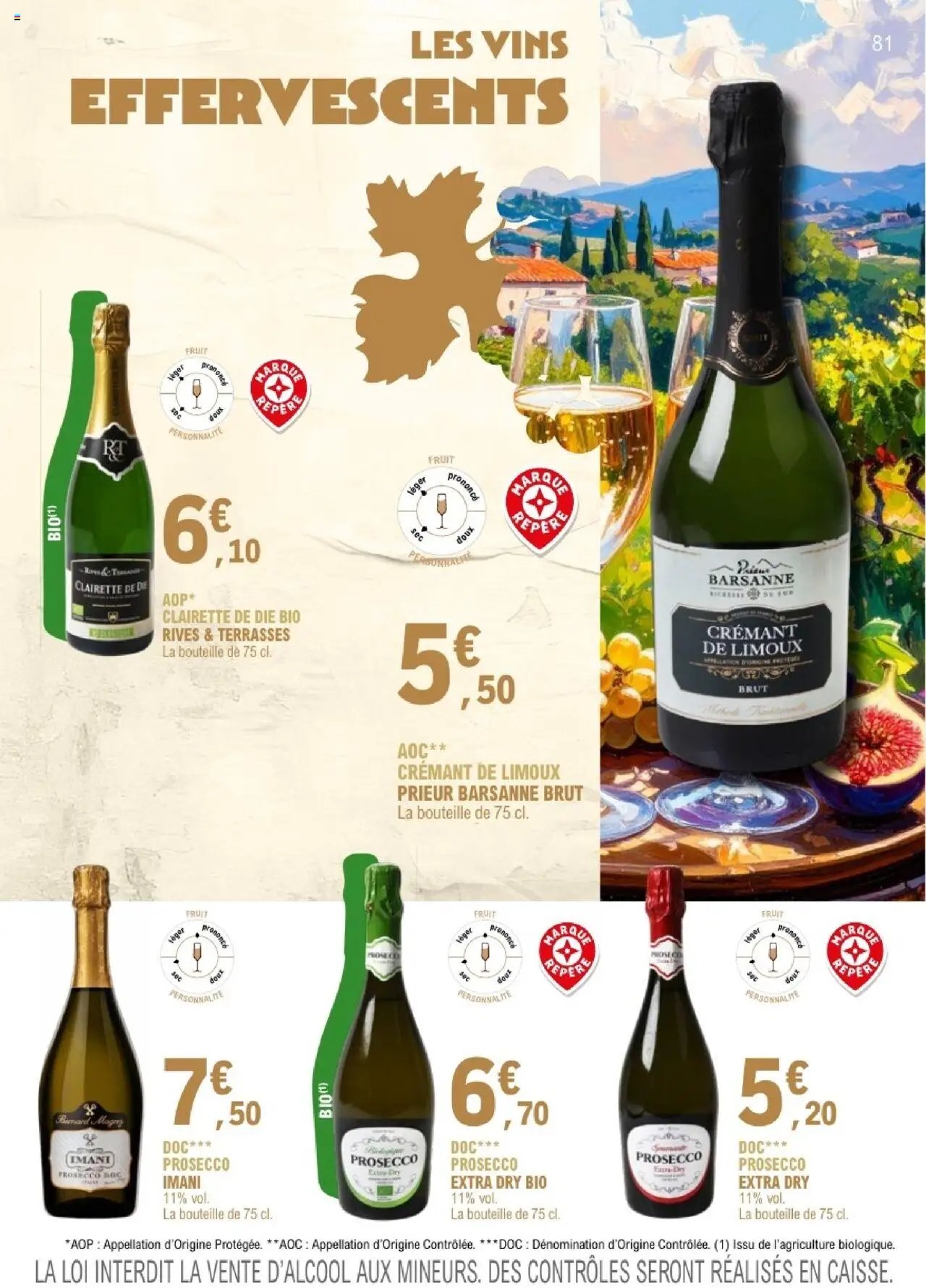E.Leclerc catalogue à partir du 01/09/2025 Le guide des vins