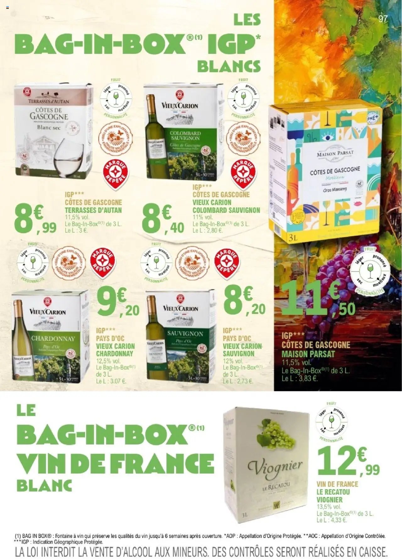 E.Leclerc catalogue à partir du 01/09/2025 Le guide des vins