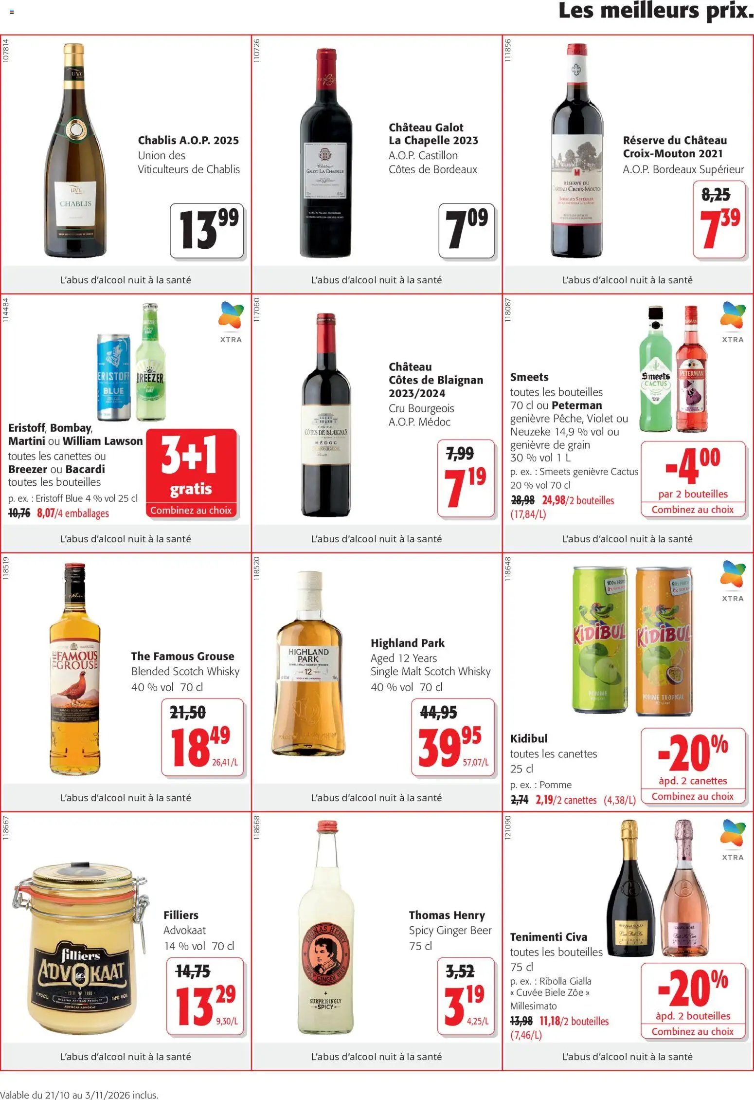 Colruyt catalogue 21/10/2026 - nouveau prospectus