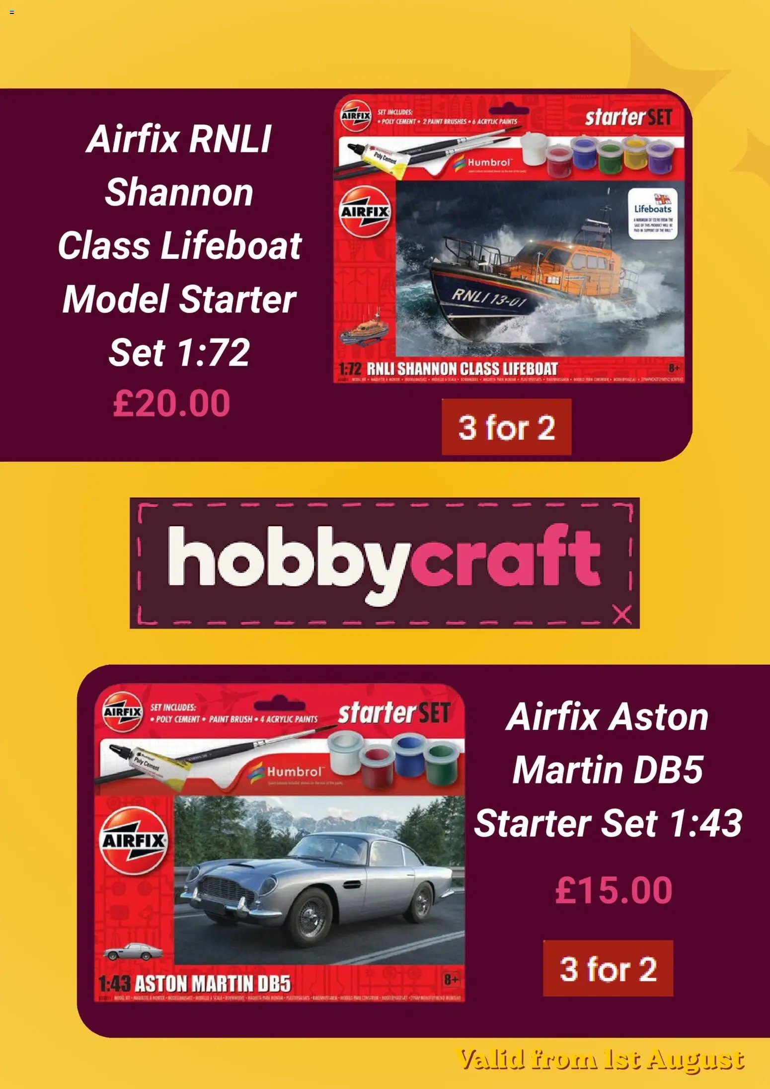 Hobbycraft offer from 01/08/2026 Hobbycraft - Offers