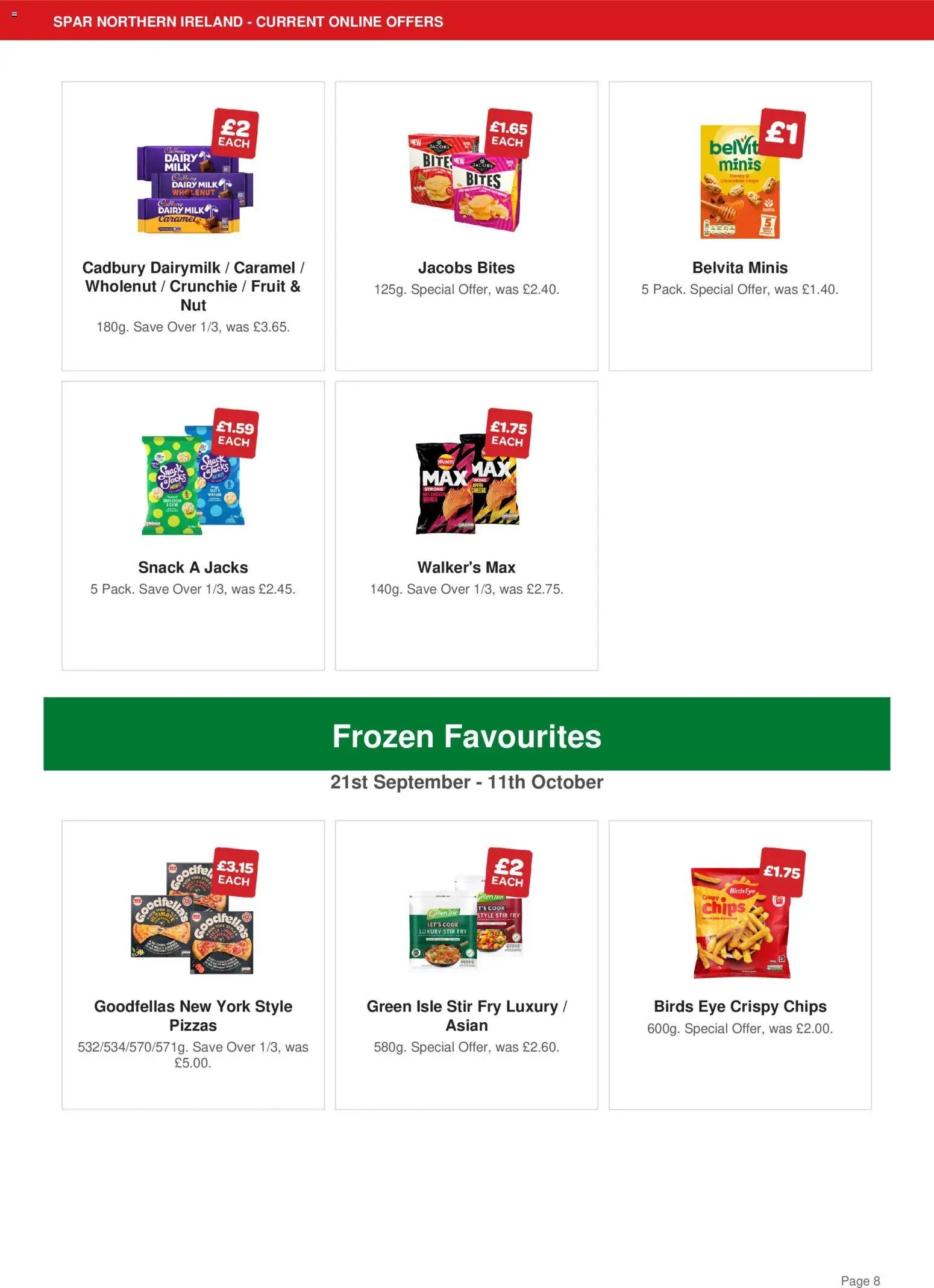 Spar offer from 21/09/2026 Spar - Offers