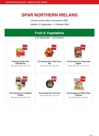 Spar offer from 21/09/2026 Spar - Offers