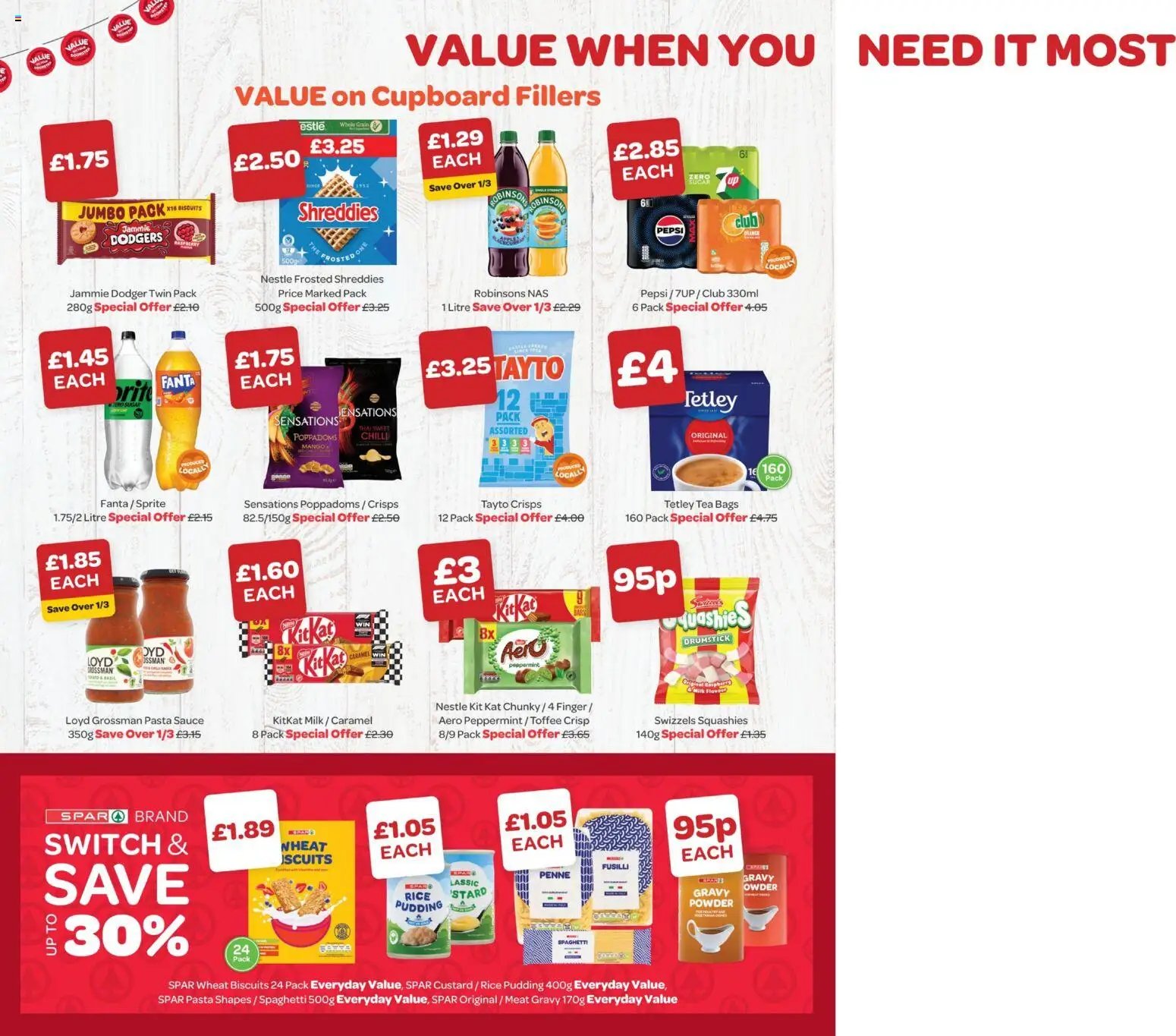 Spar offer from 31/08/2026 Spar - The latest deals at EUROSPAR