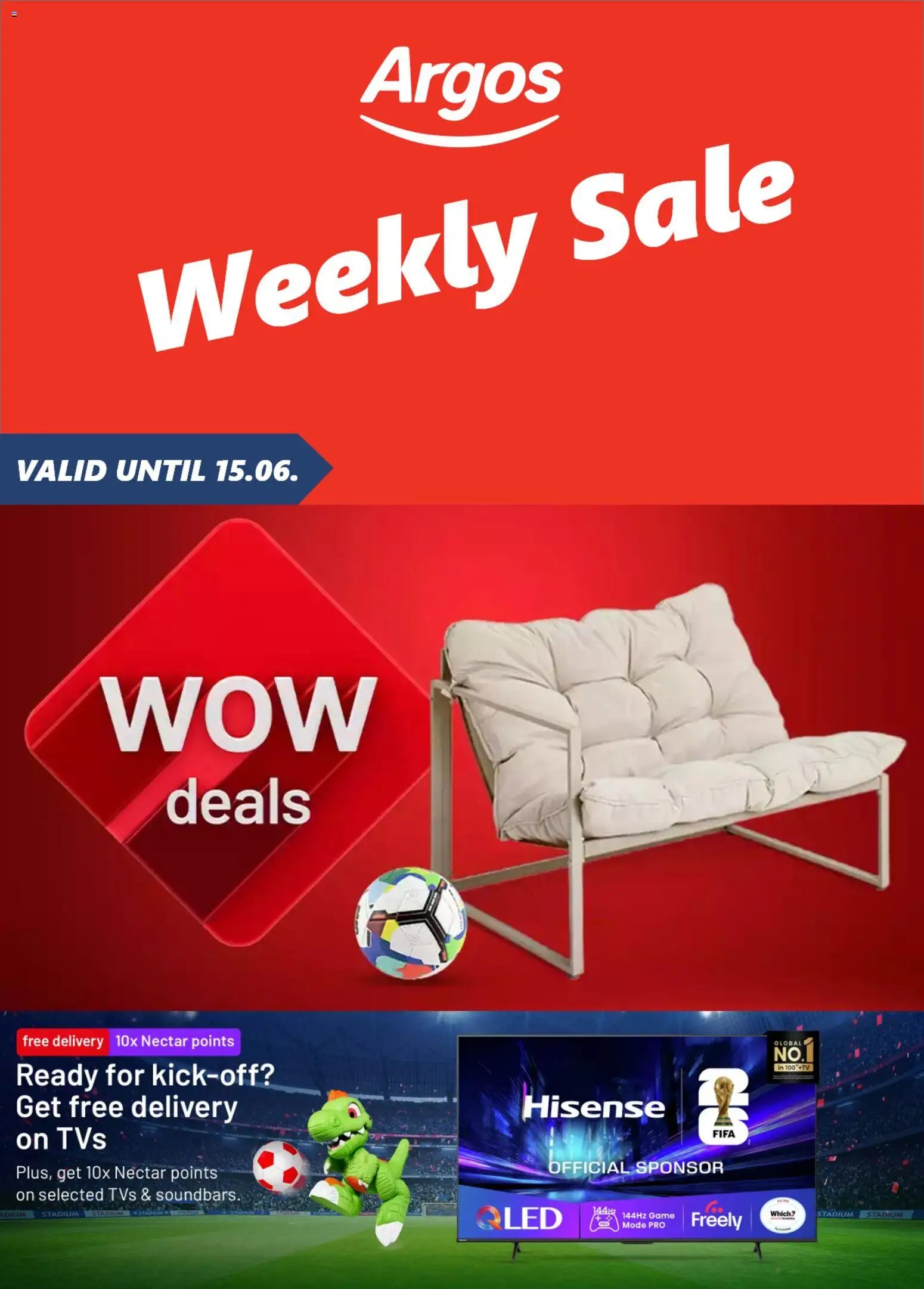 Argos offer from 09/06/2026 Argos catalogue