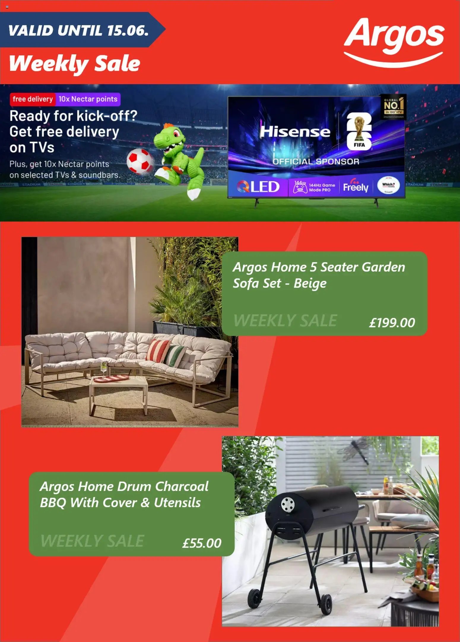 Argos offer from 09/06/2026 Argos catalogue