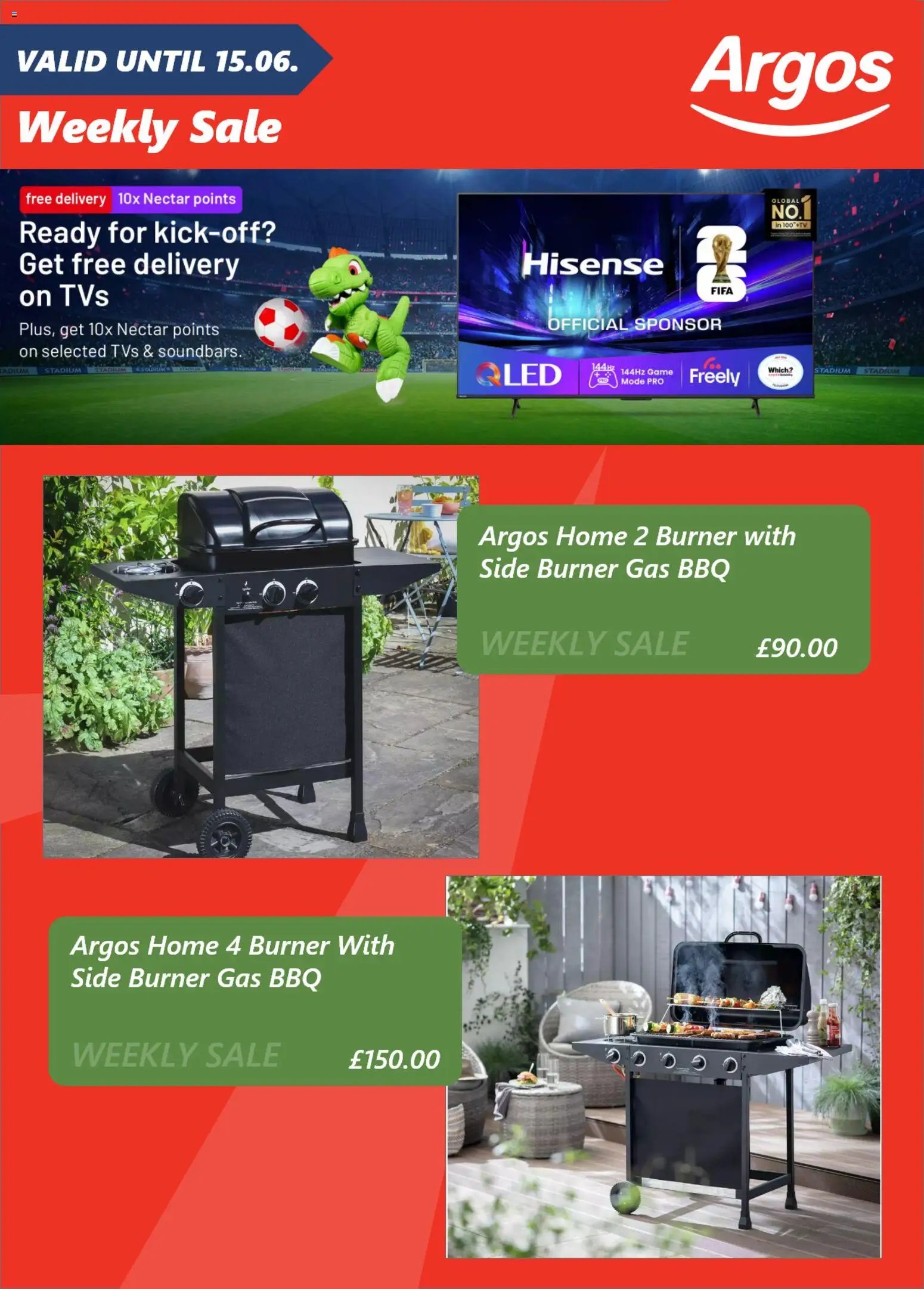 Argos offer from 09/06/2026 Argos catalogue