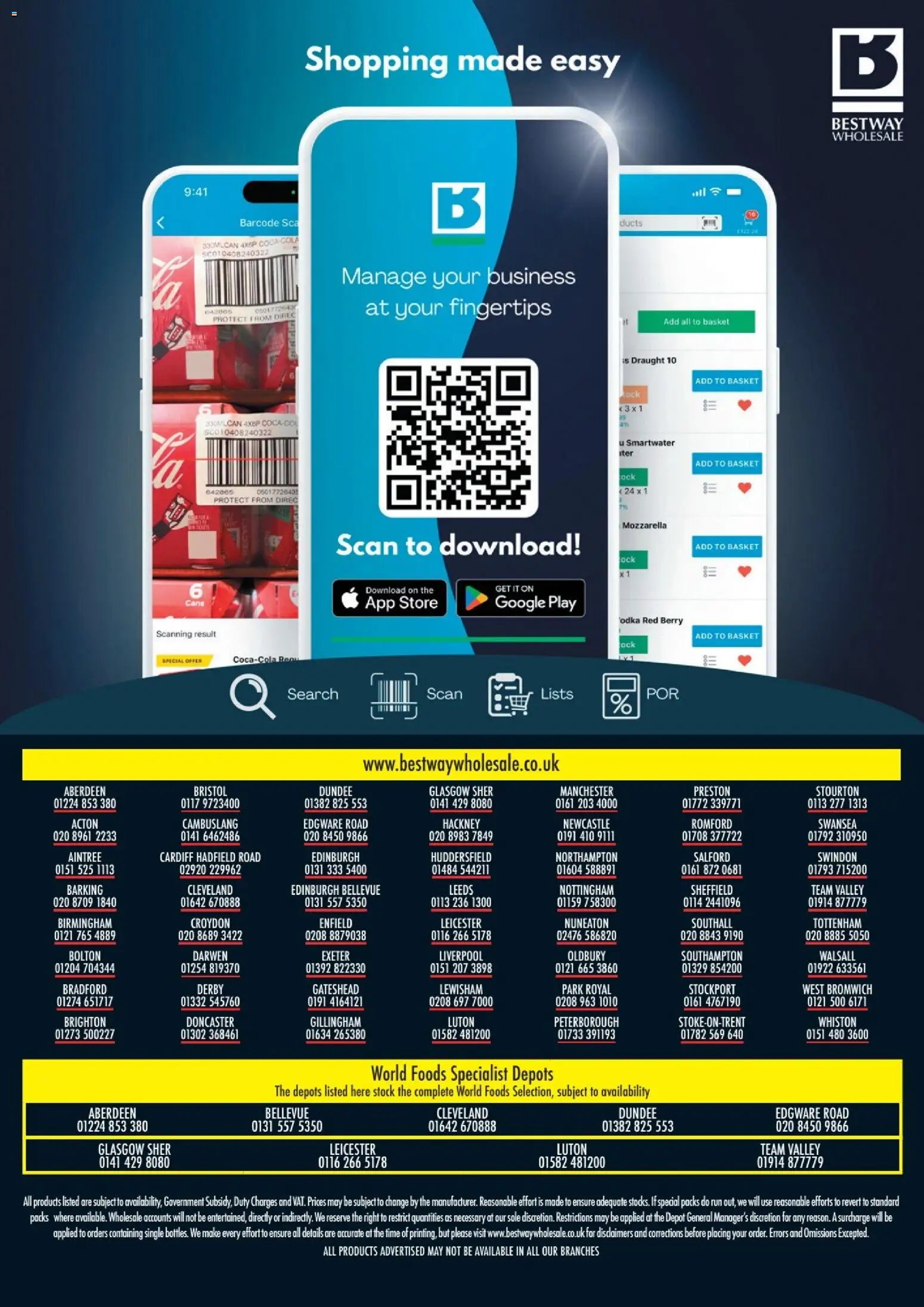 Bestway offer from 11/09/2026 Bestway - The Big Deals Brochure