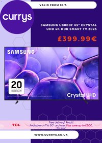 Currys PC World offer from 10/07/2026 Currys PC World - Offers