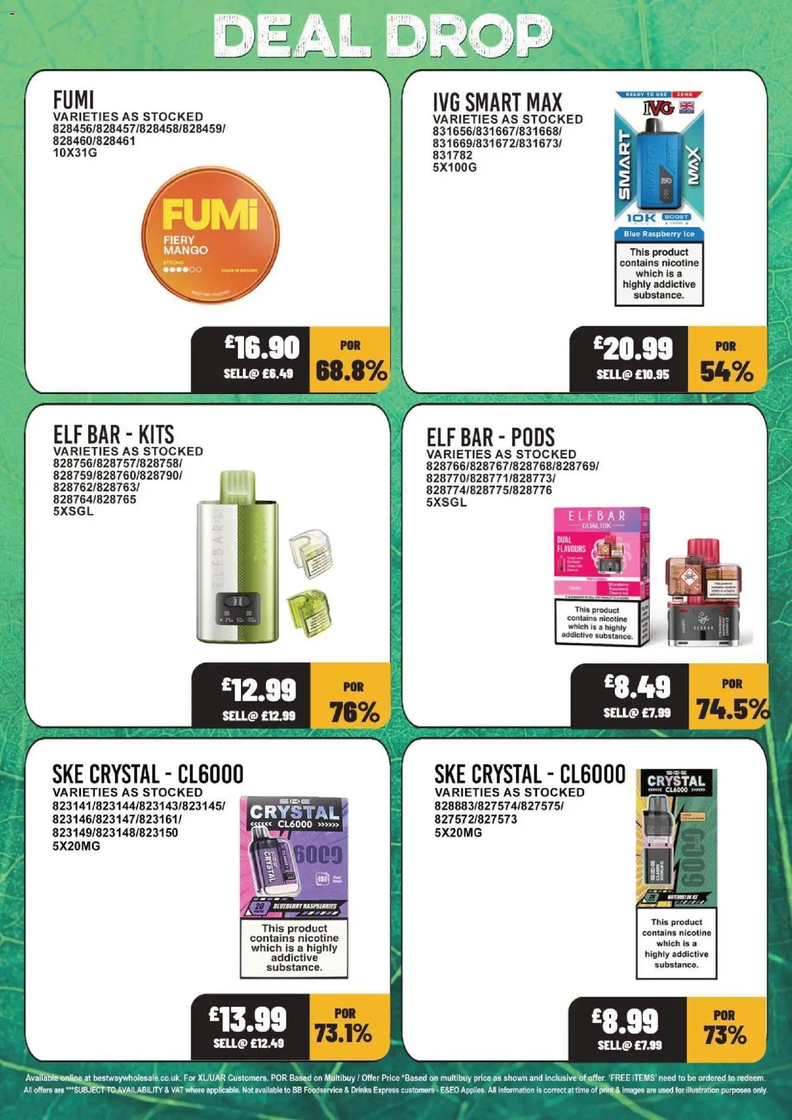 Bestway offer from 30/09/2026 Bestway - 7 Days Delivered only Deals