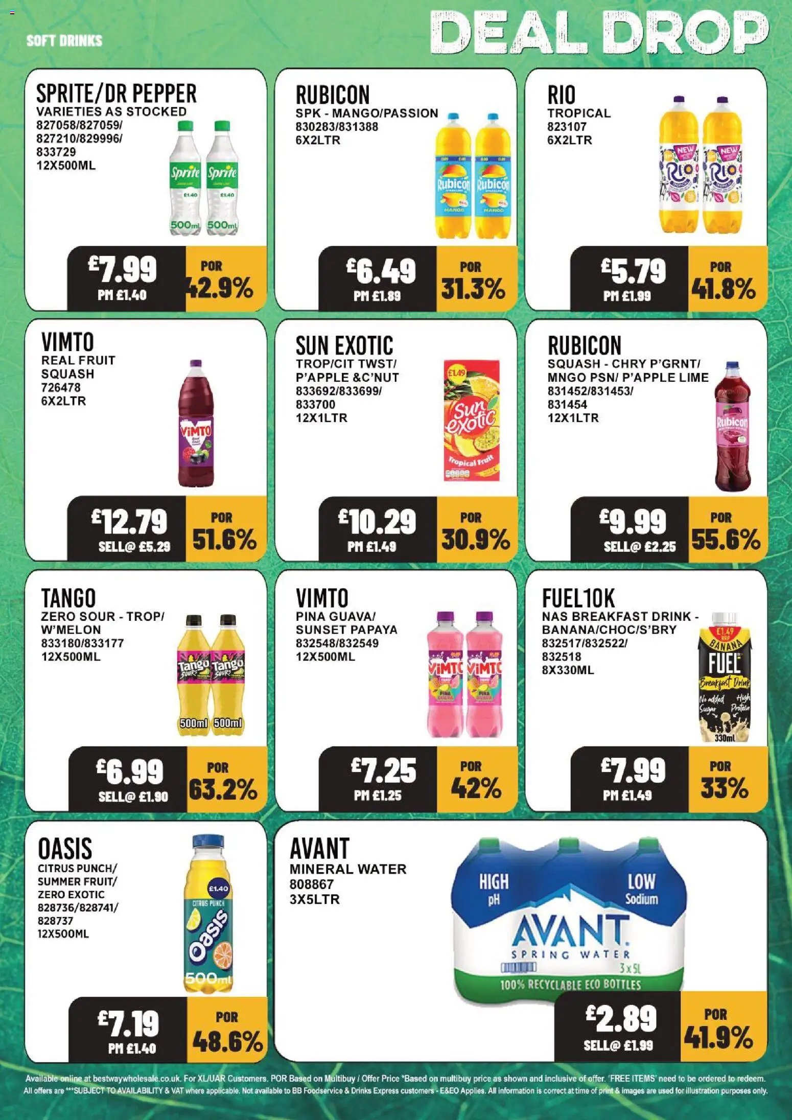 Bestway offer from 30/09/2026 Bestway - 7 Days Delivered only Deals