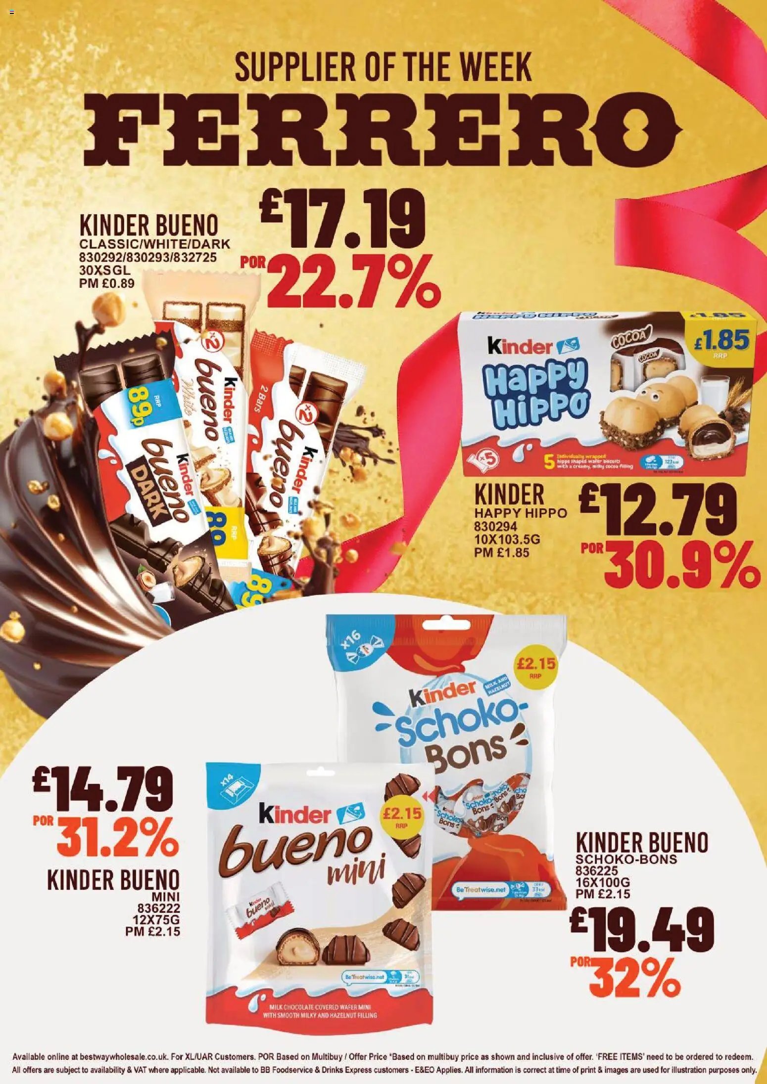 Bestway offer from 30/09/2026 Bestway - 7 Days Delivered only Deals