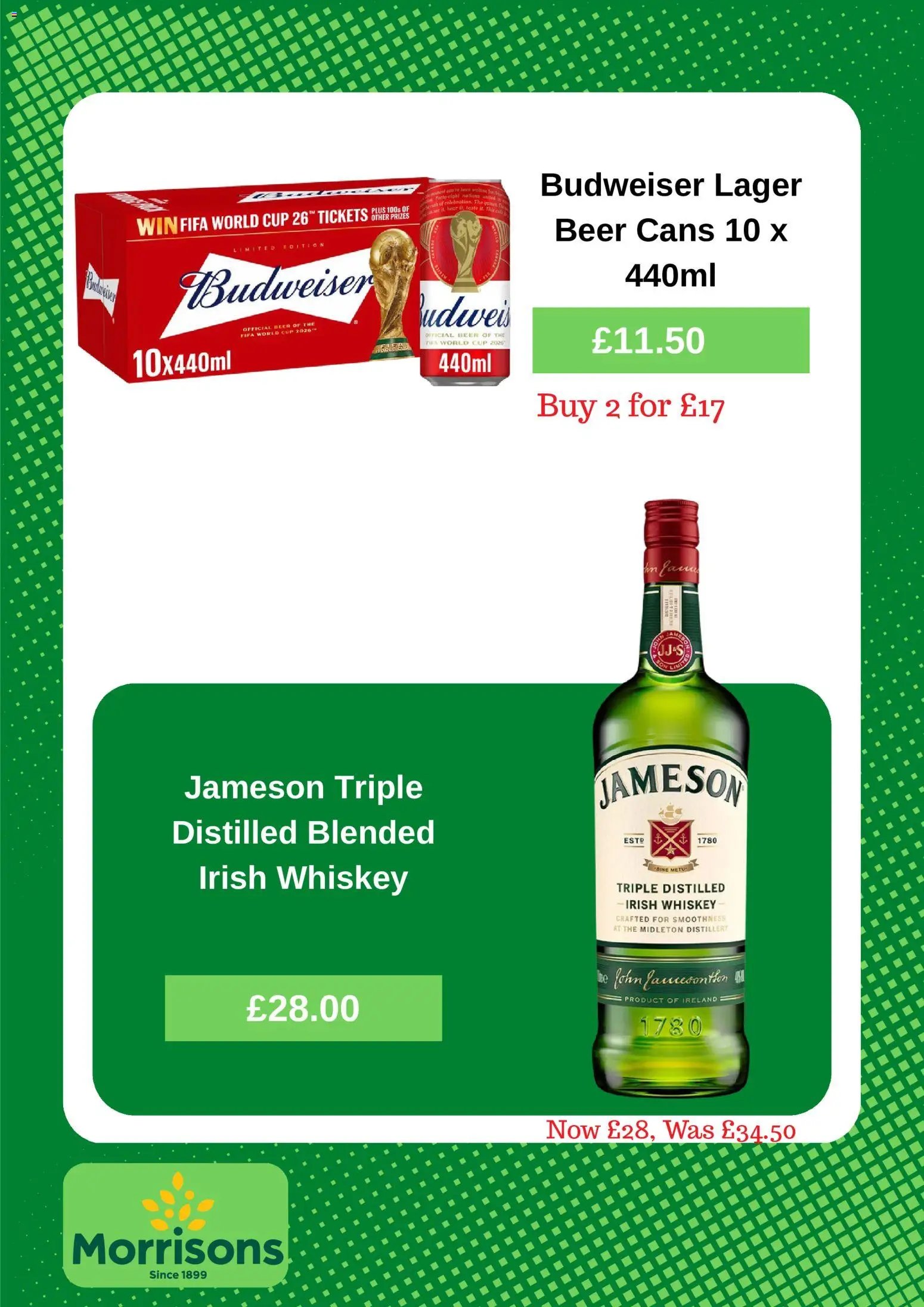 Morrisons offer from 03/08/2026 Weekly offers Morrisons