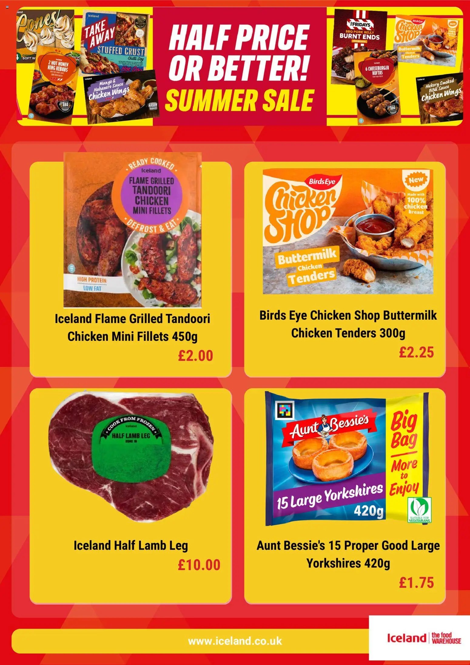 Iceland offer from 07/08/2026 Iceland - Summer sale