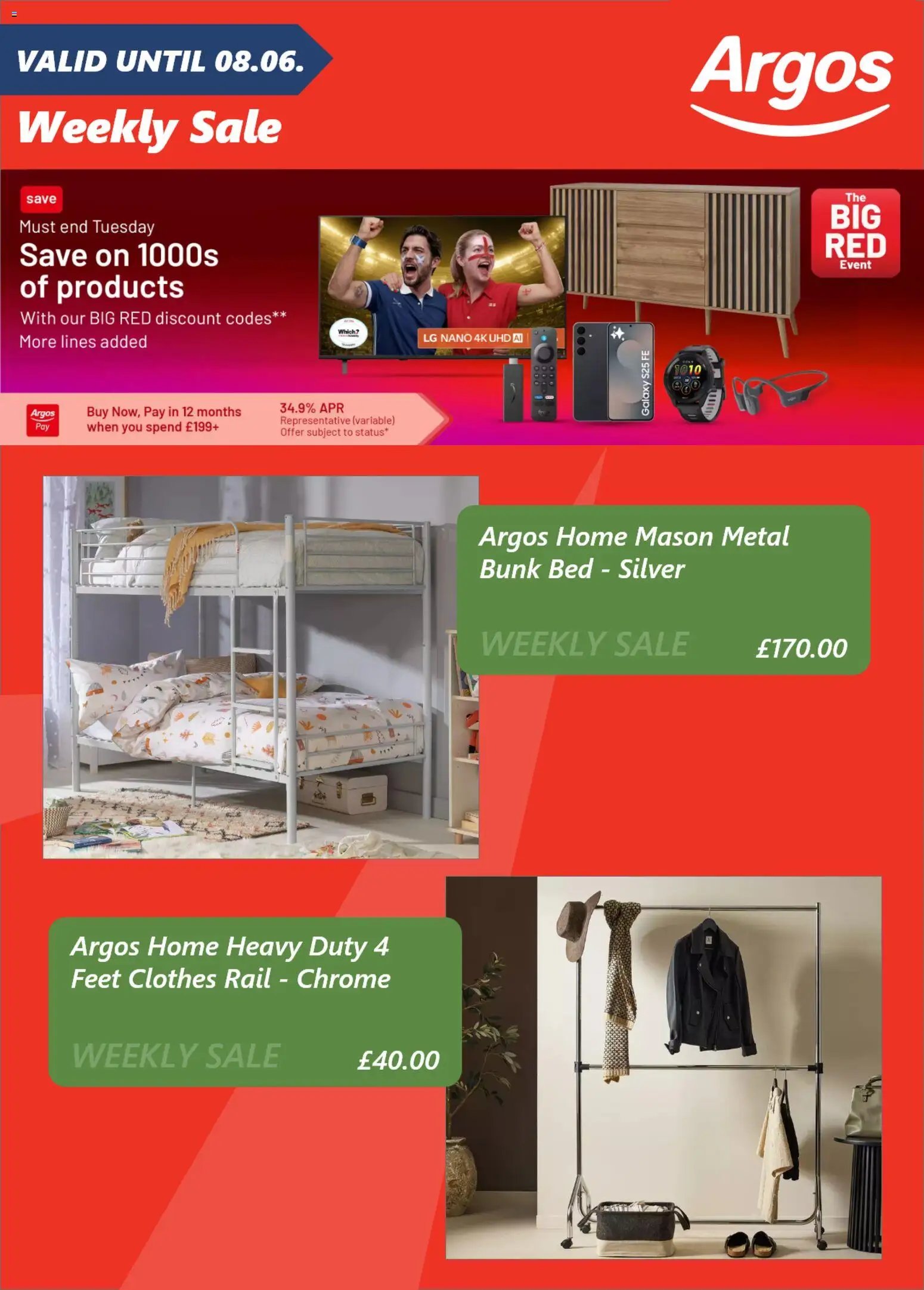 Argos offer from 02/06/2026 Argos catalogue