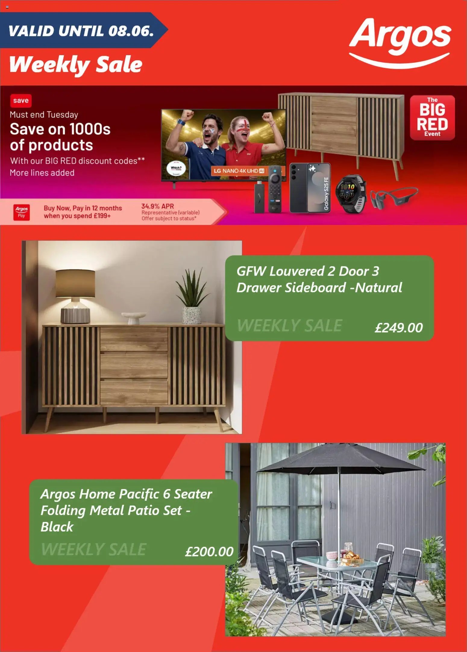 Argos offer from 02/06/2026 Argos catalogue