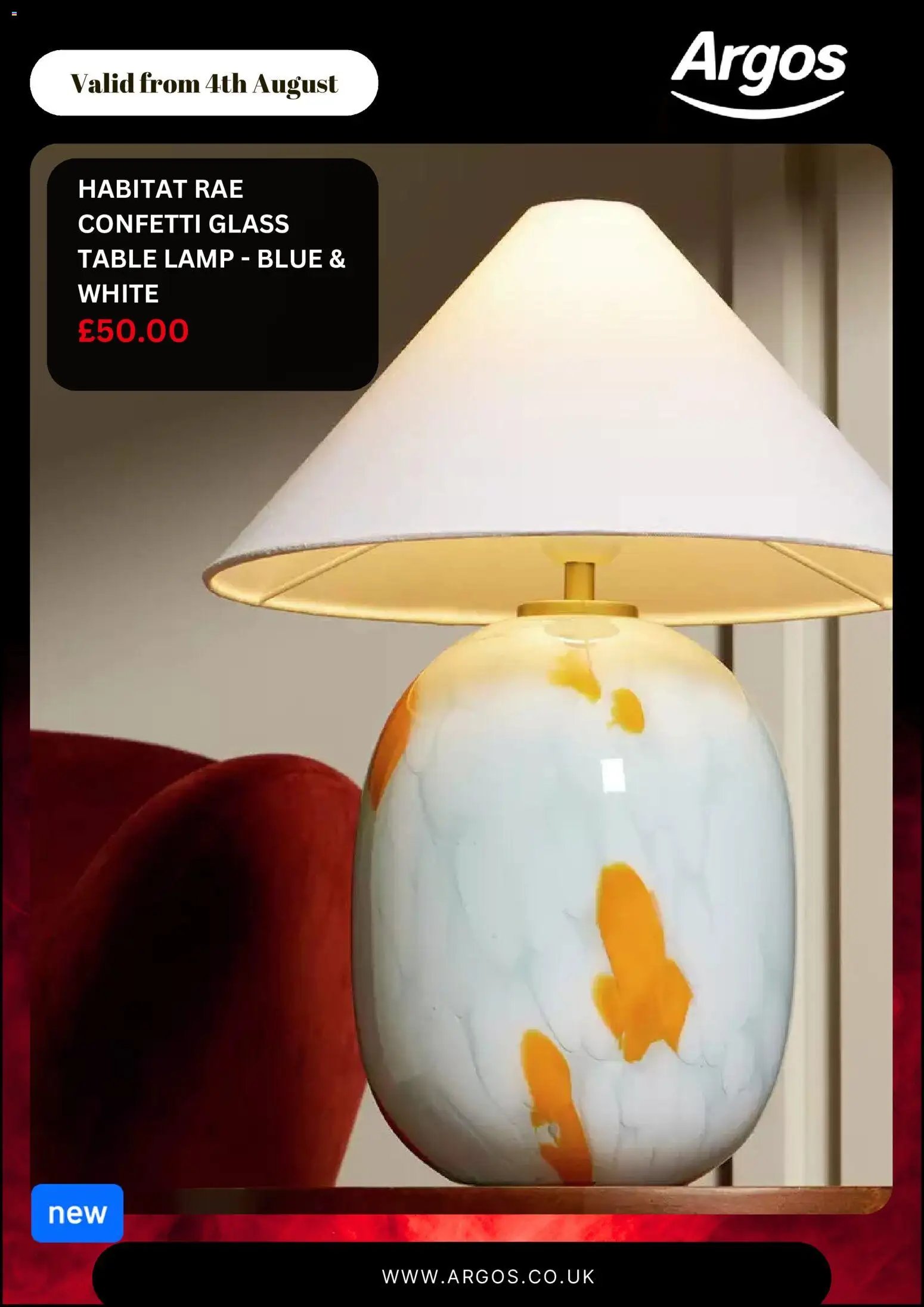Argos offer from 04/08/2026 Argos catalogue