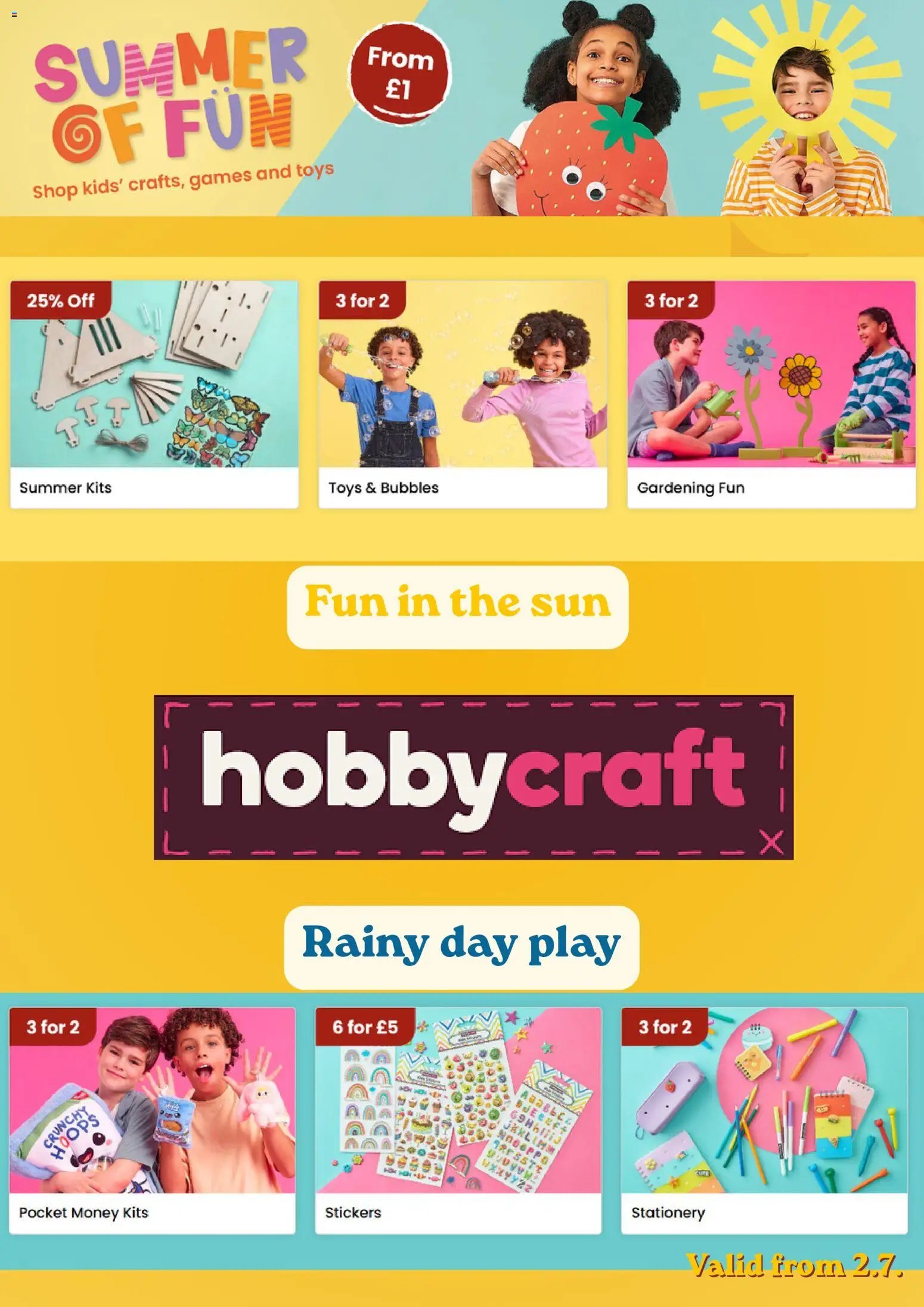 Hobbycraft offer from 02/07/2026 Hobbycraft - Offers