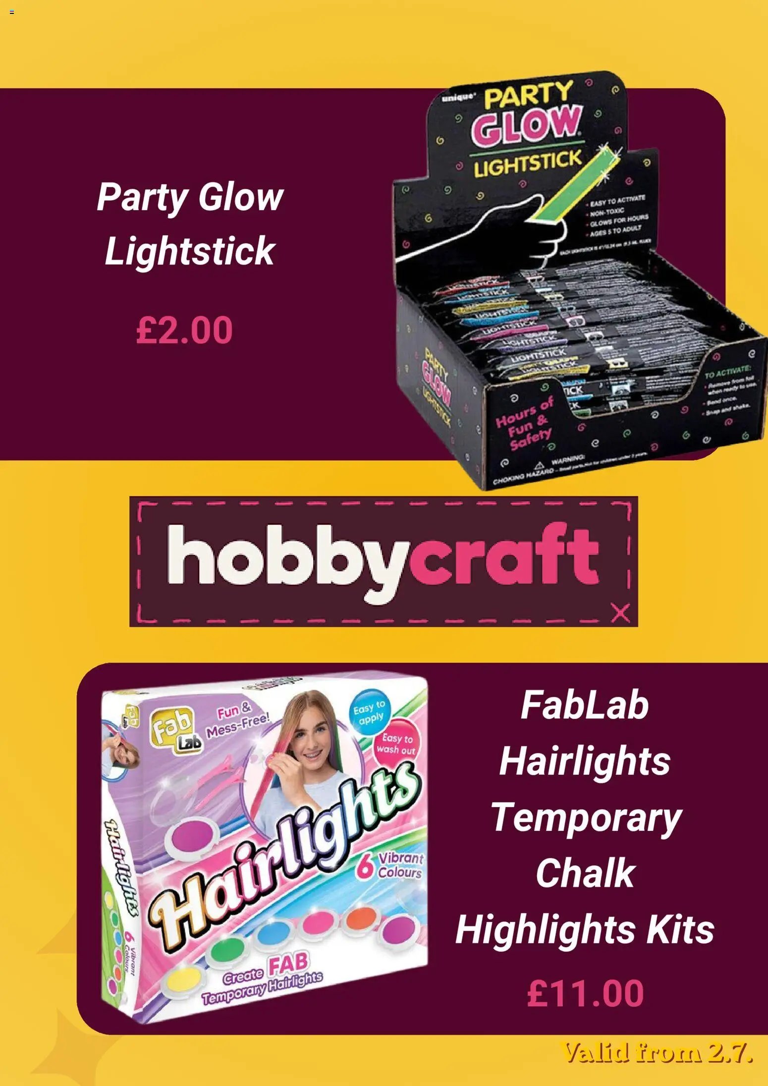 Hobbycraft offer from 02/07/2026 Hobbycraft - Offers