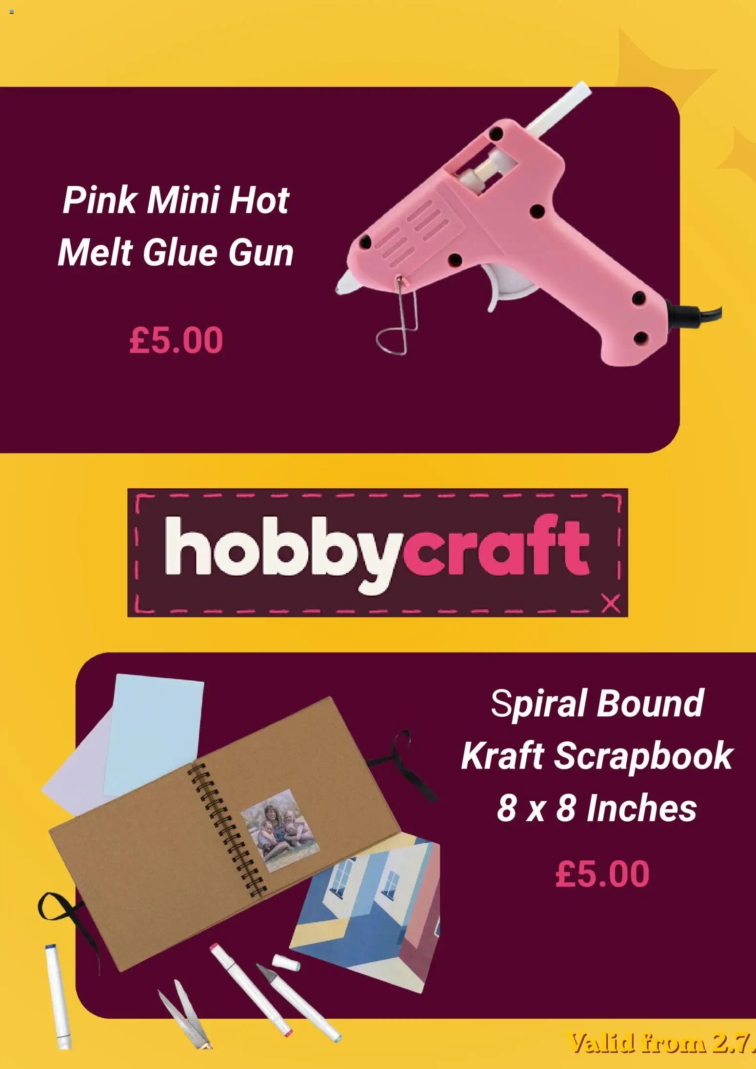 Hobbycraft offer from 02/07/2026 Hobbycraft - Offers