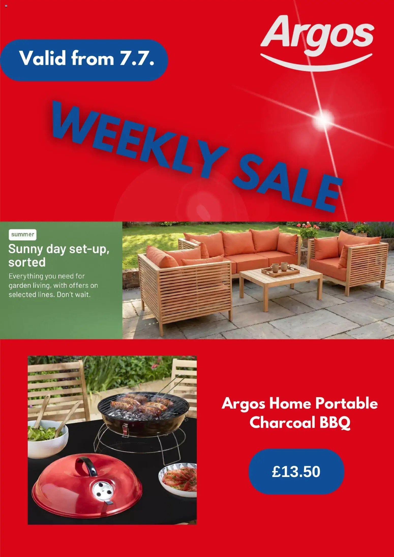 Argos offer from 07/07/2026 Argos catalogue